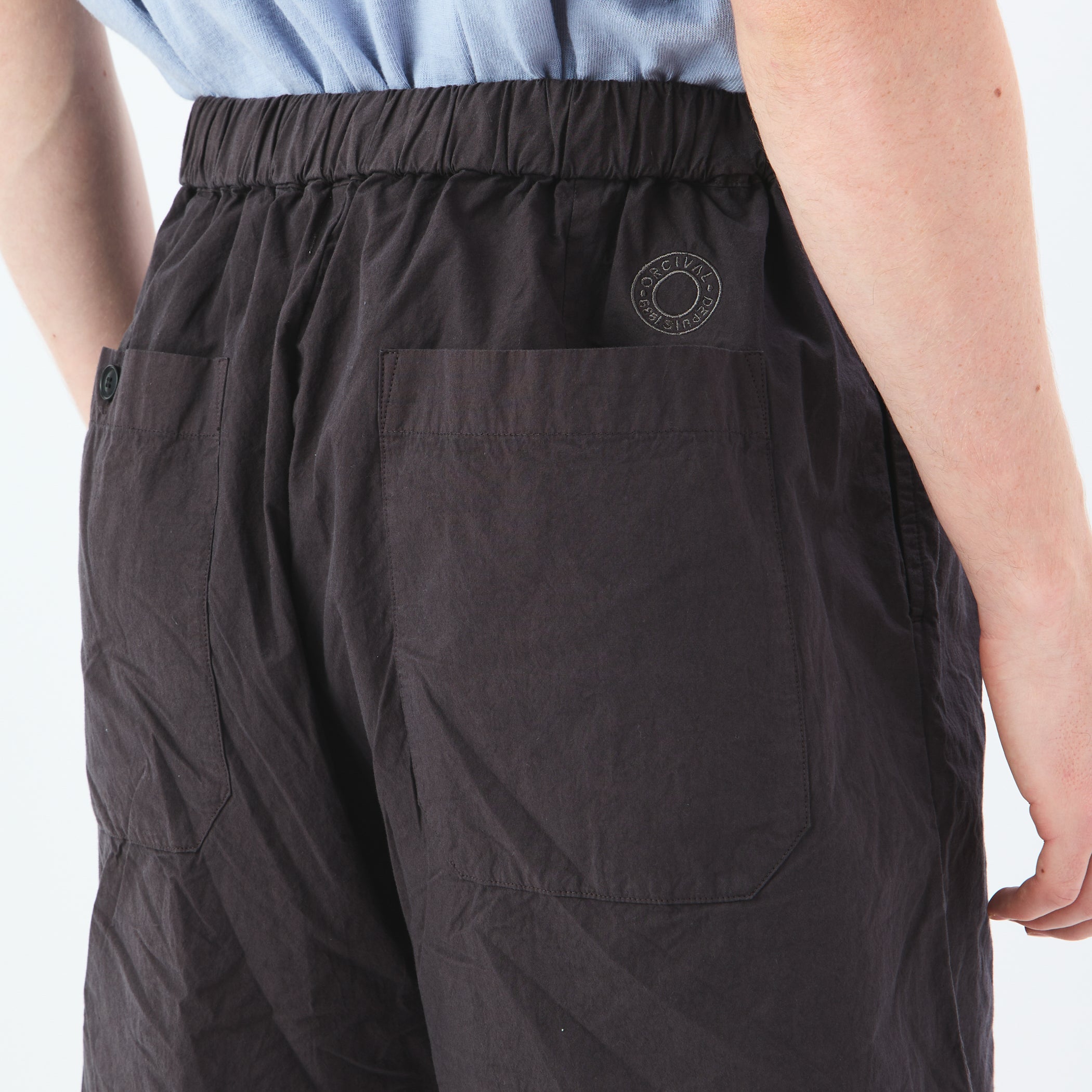 Garment Dye Poplin Easy Short Pants