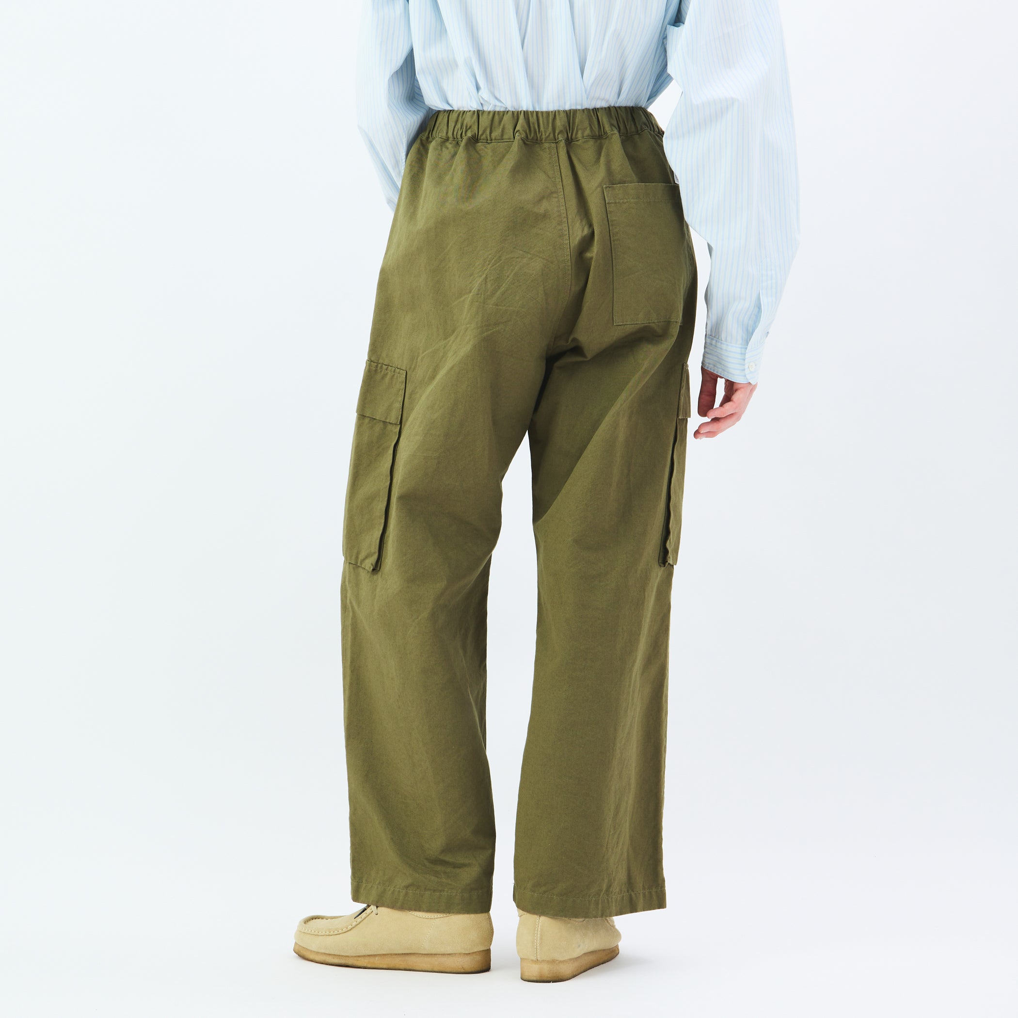 Cotton Linen Easy Cargo Pants