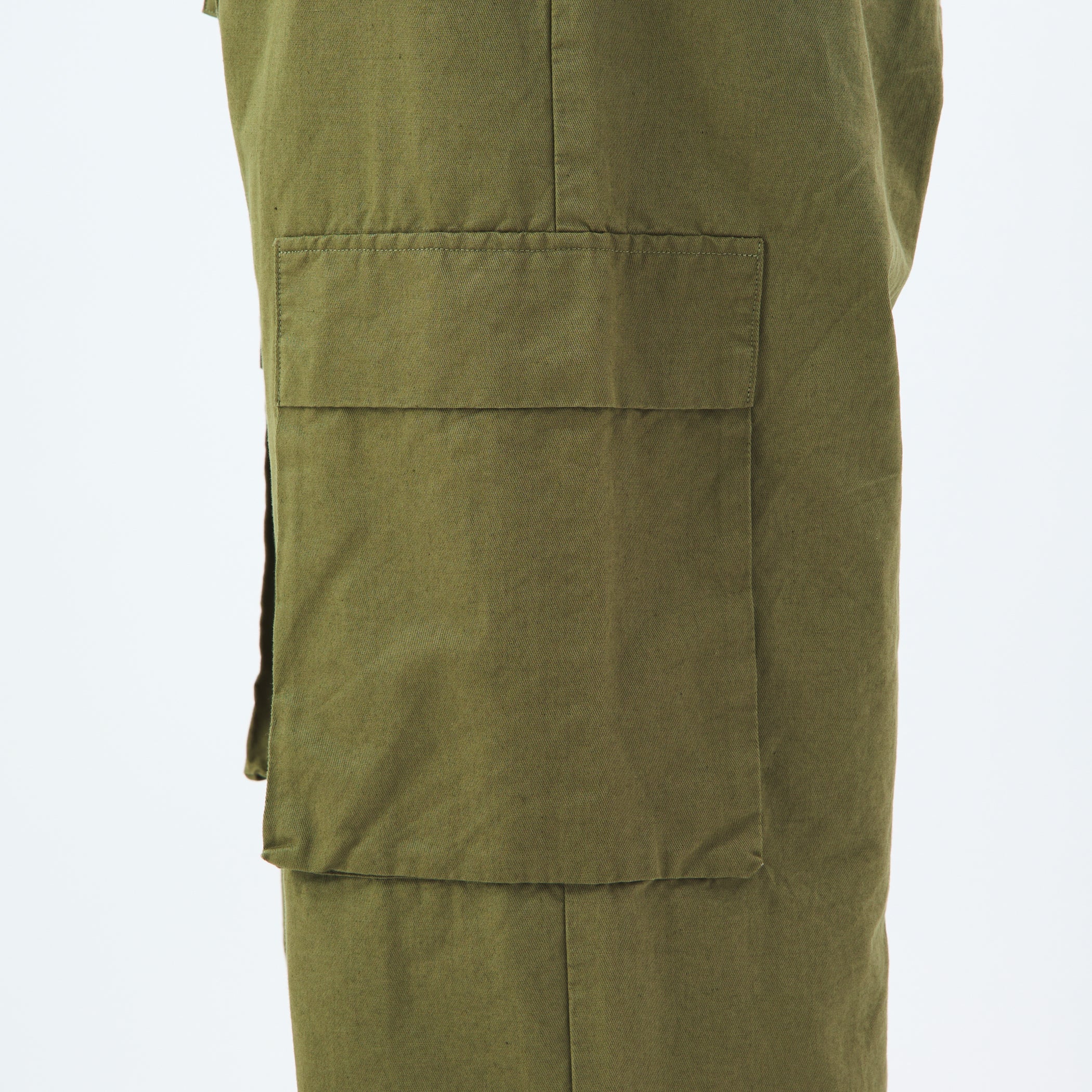 Cotton Linen Easy Cargo Pants