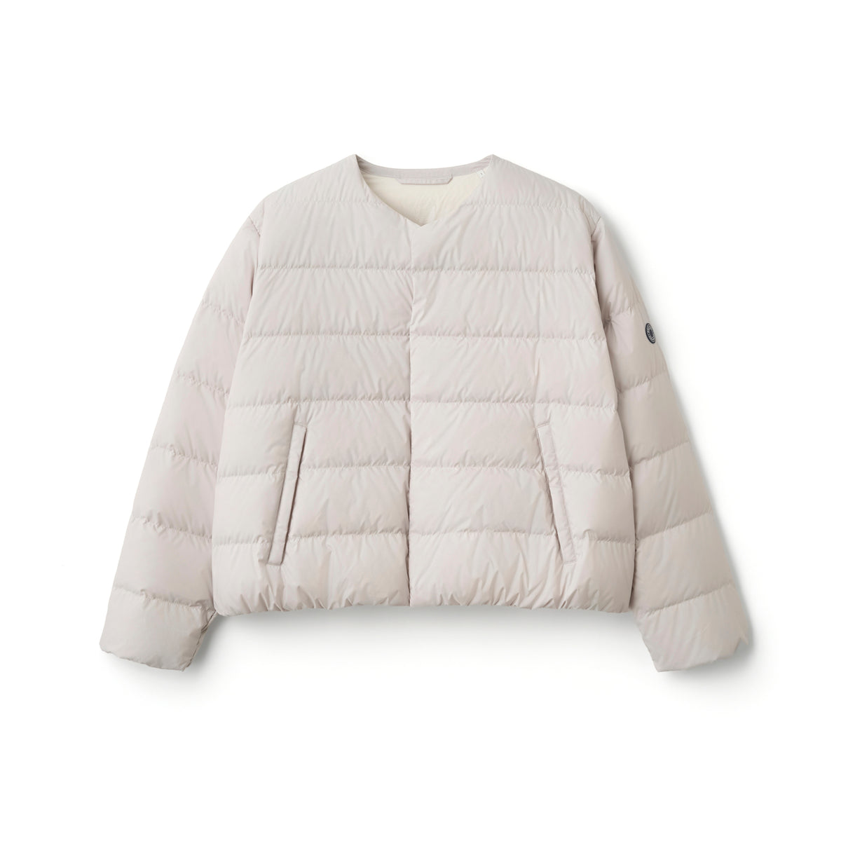 Women's Polyester Taffeta Round Neck Blouson