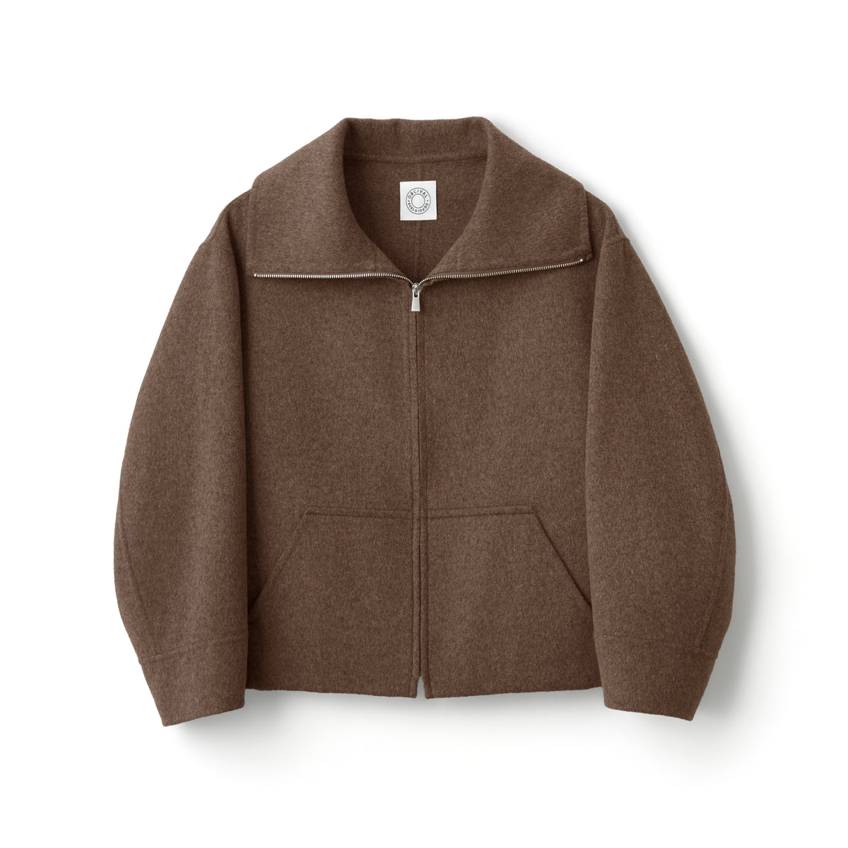 Women's River Wool Beaver Zip Short Coat