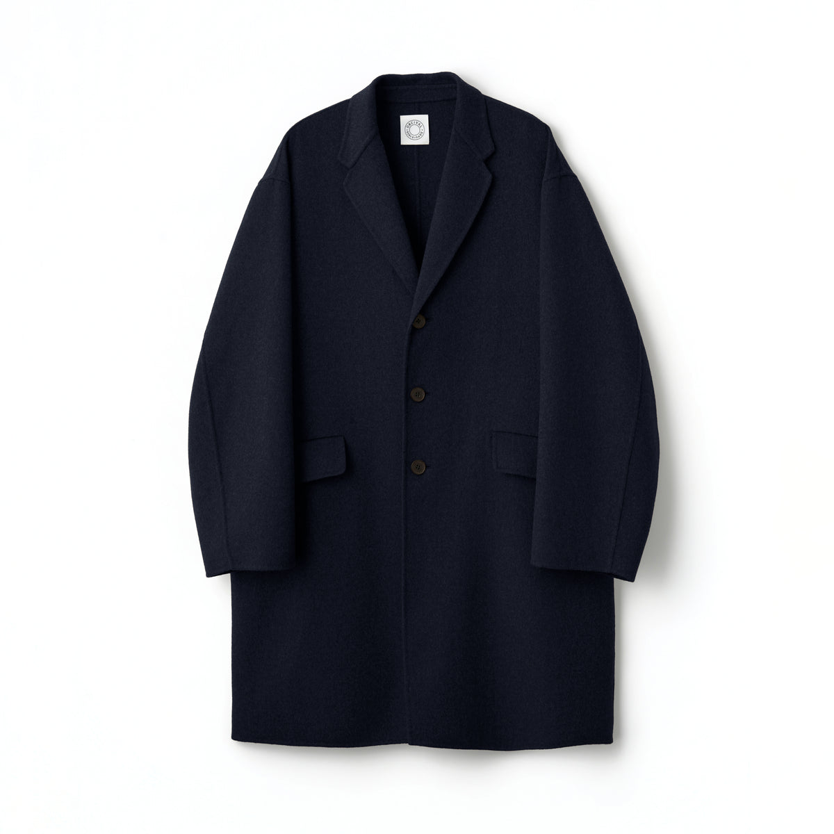 Men's River Wool Beaver Notched Collar Coat
