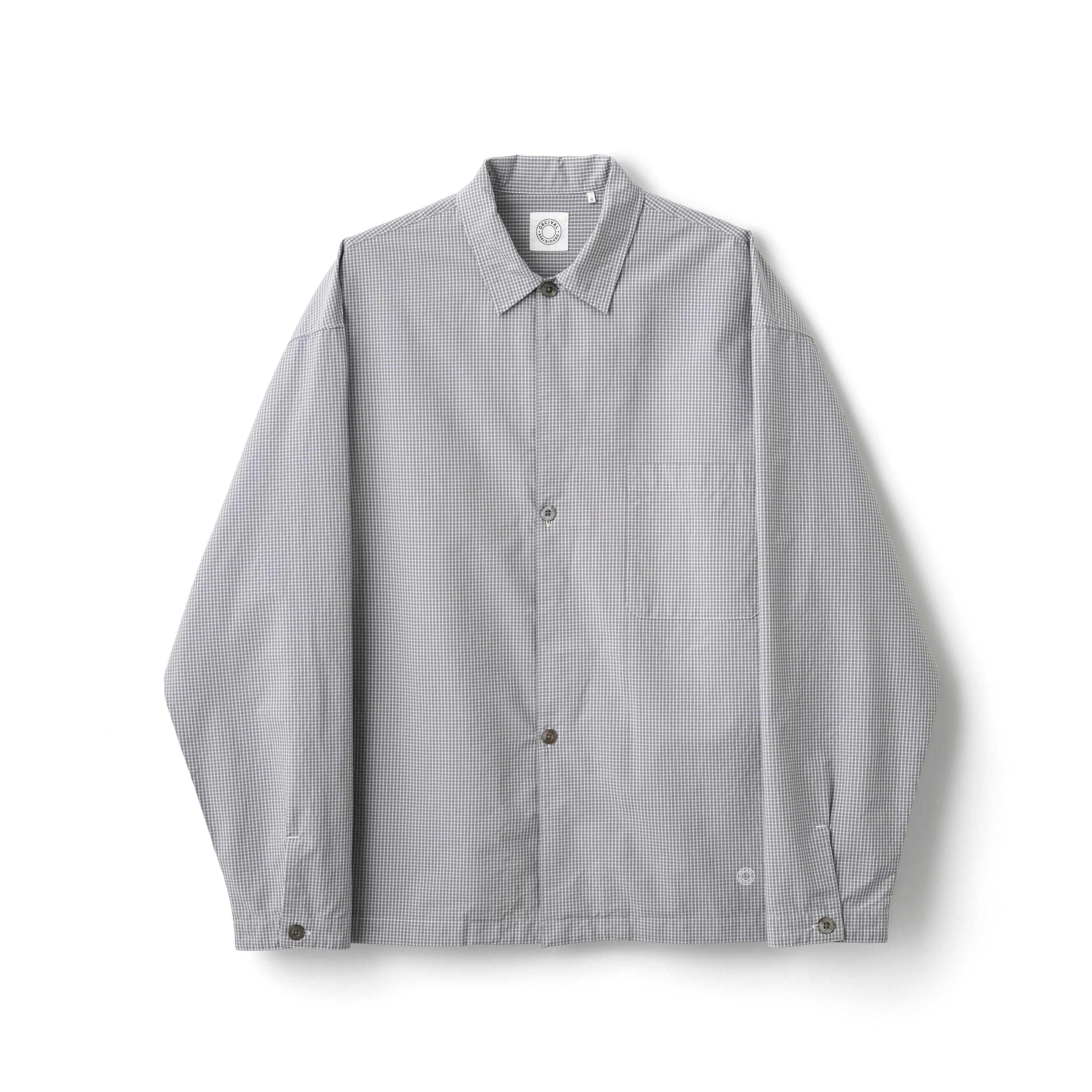 Men's Mini Check Washer 3Button Shirt