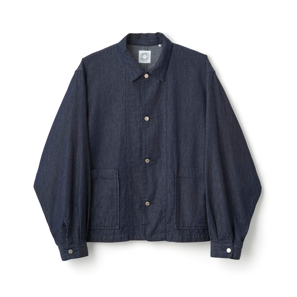 Men's Denim Patched Pocket Shirt