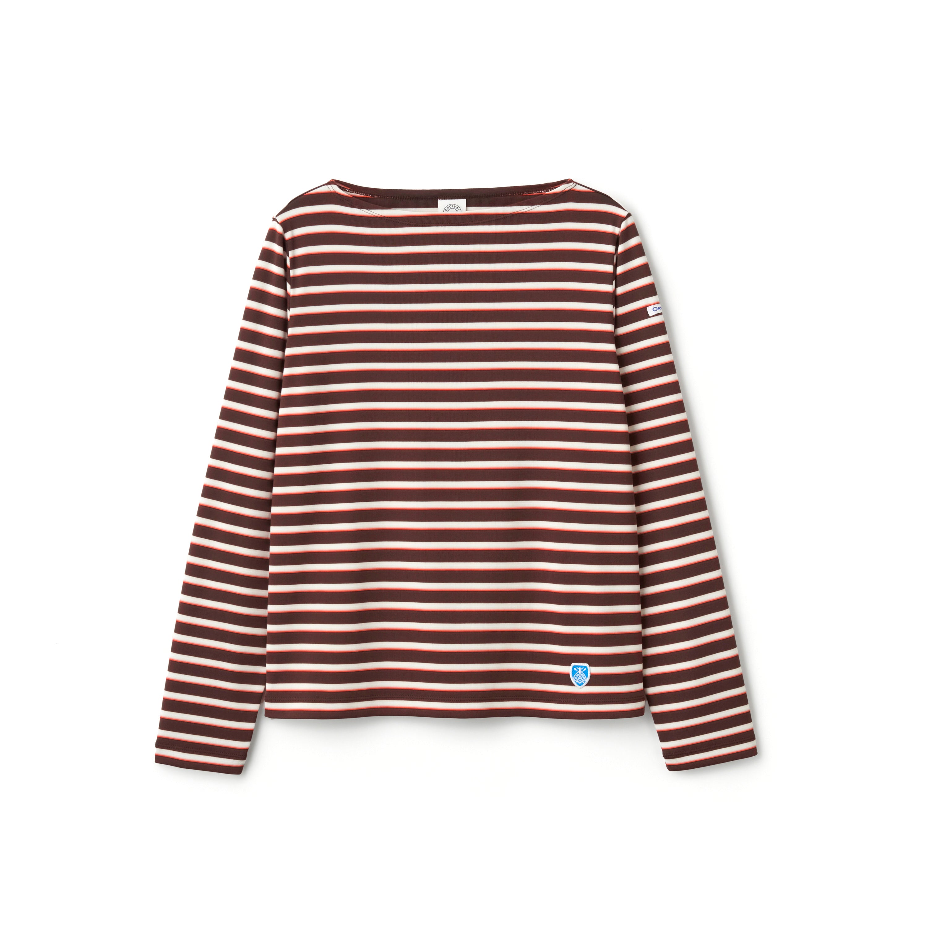 Women's Full Dull Jersey Boat Neck Long Sleeve Pullover