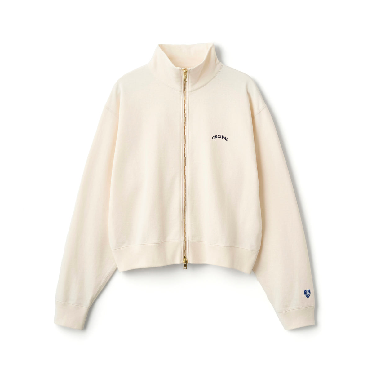 Women's Light French Terry Stand Collar Zip Jacket