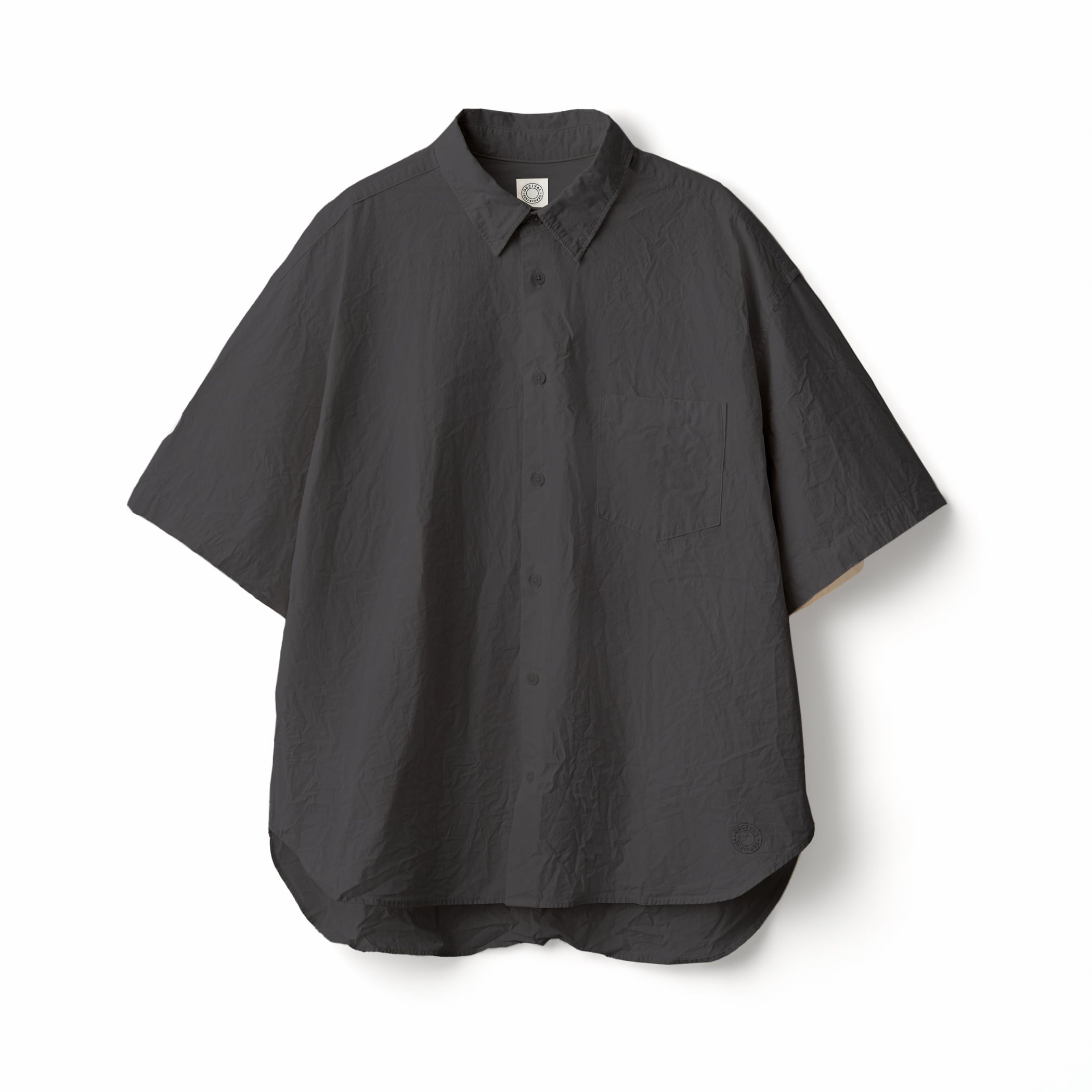 Men's Garment Dye Poplin Regular Collar Shirt