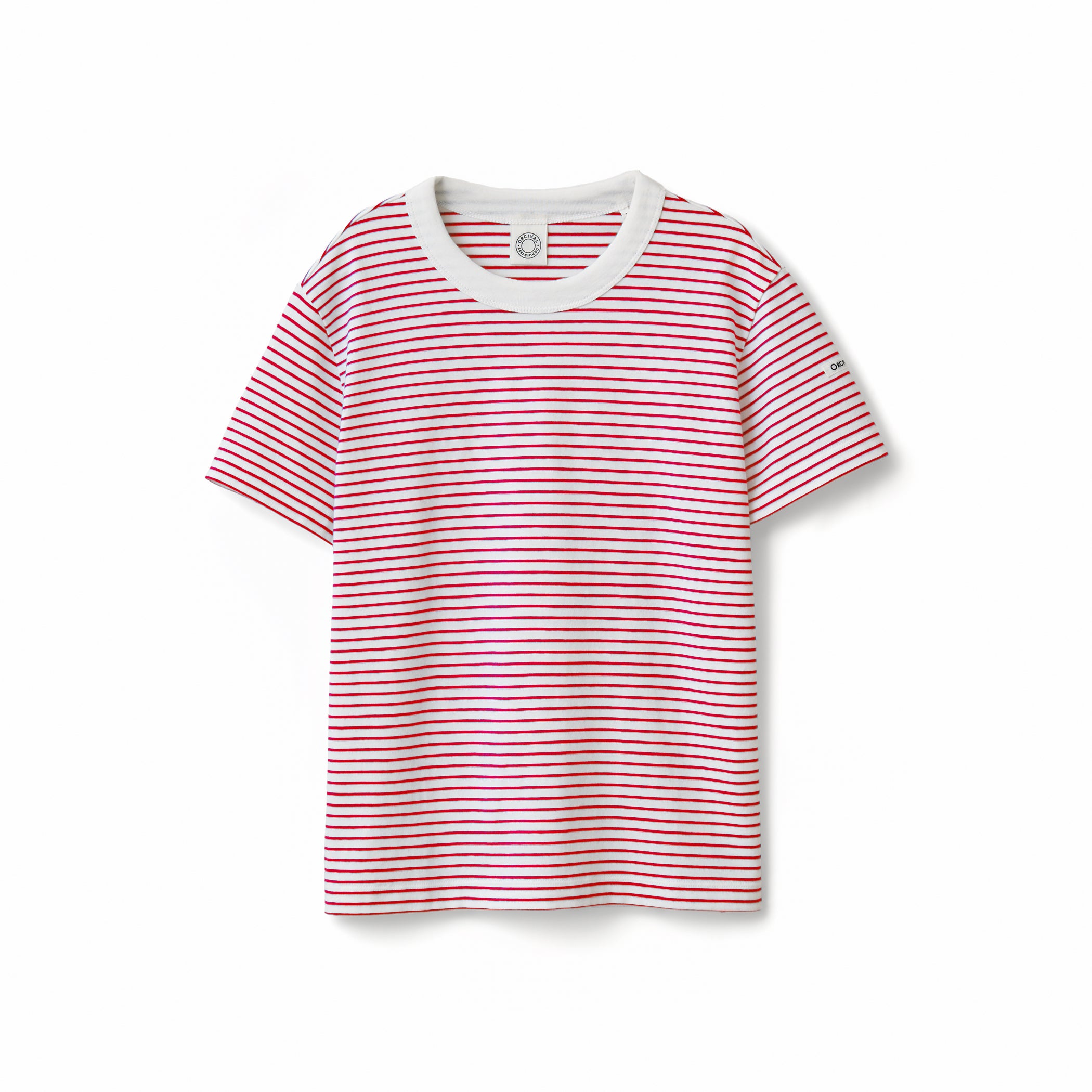 Women's Cotton Stretch Crew Neck Short Sleeve Pullover