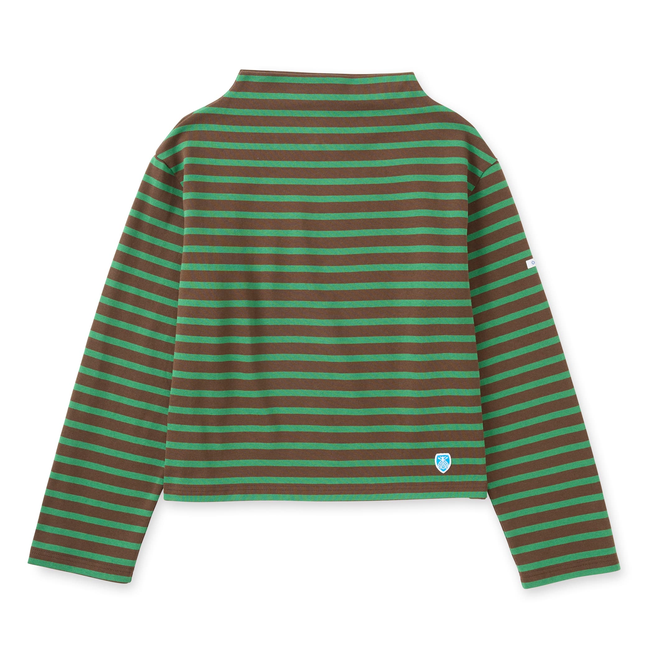 Women's Cotton Lourd Bottle Neck Basque Shirt