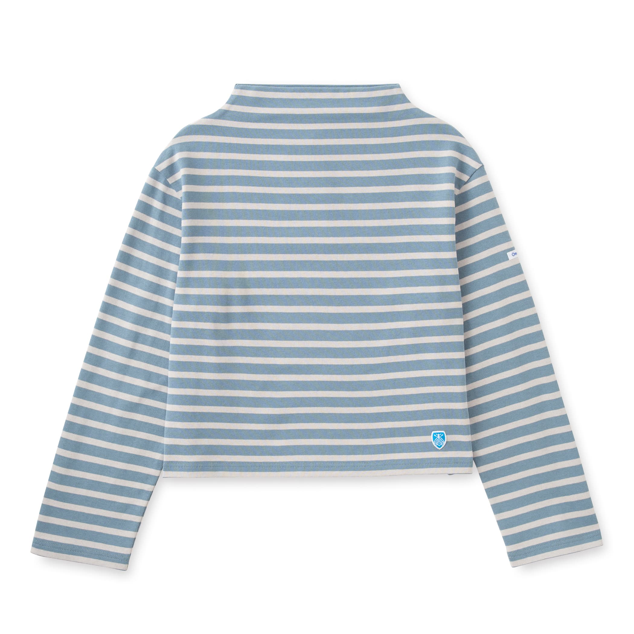 Women's Cotton Lourd Bottle Neck Basque Shirt