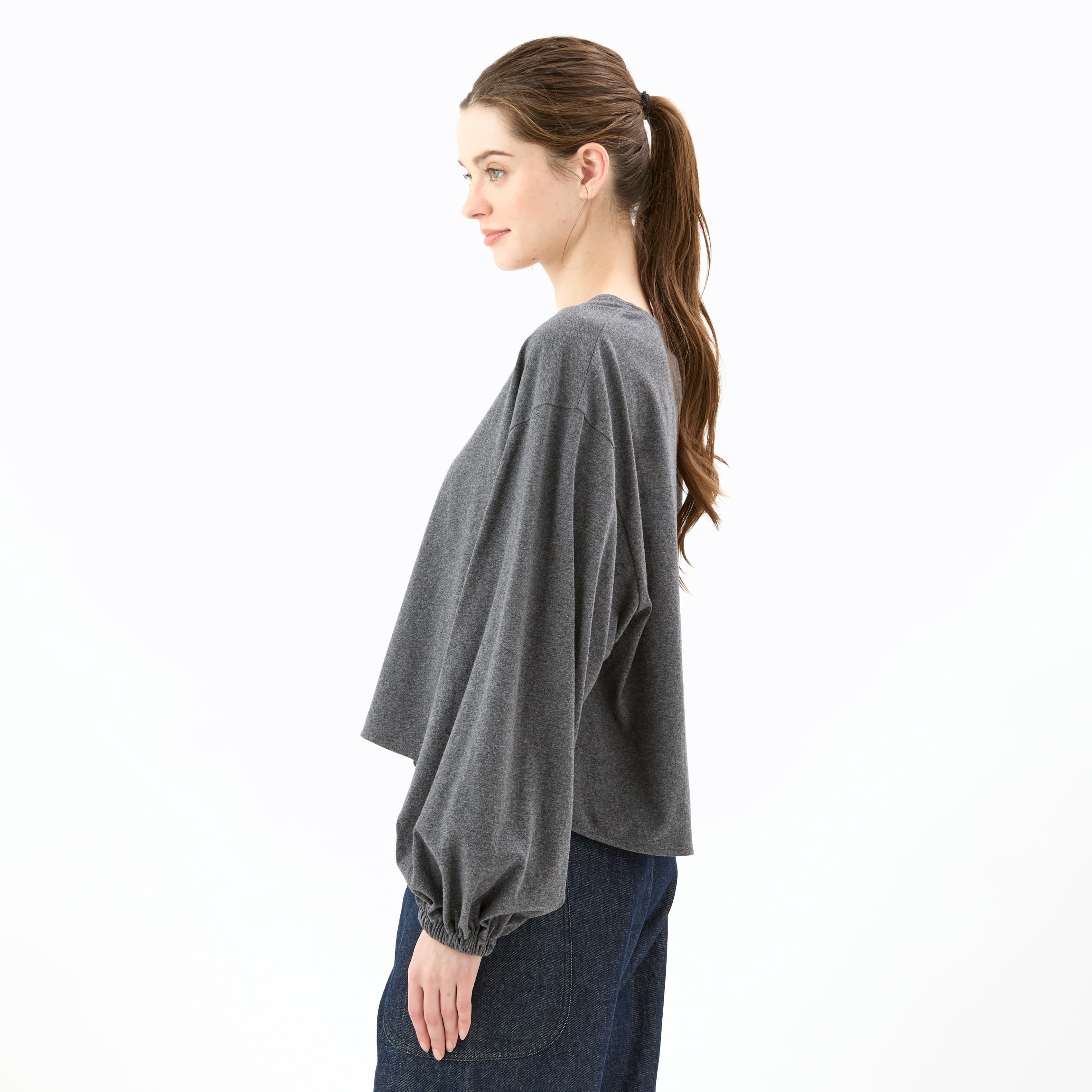 Women's Cotton V-neck Pullover