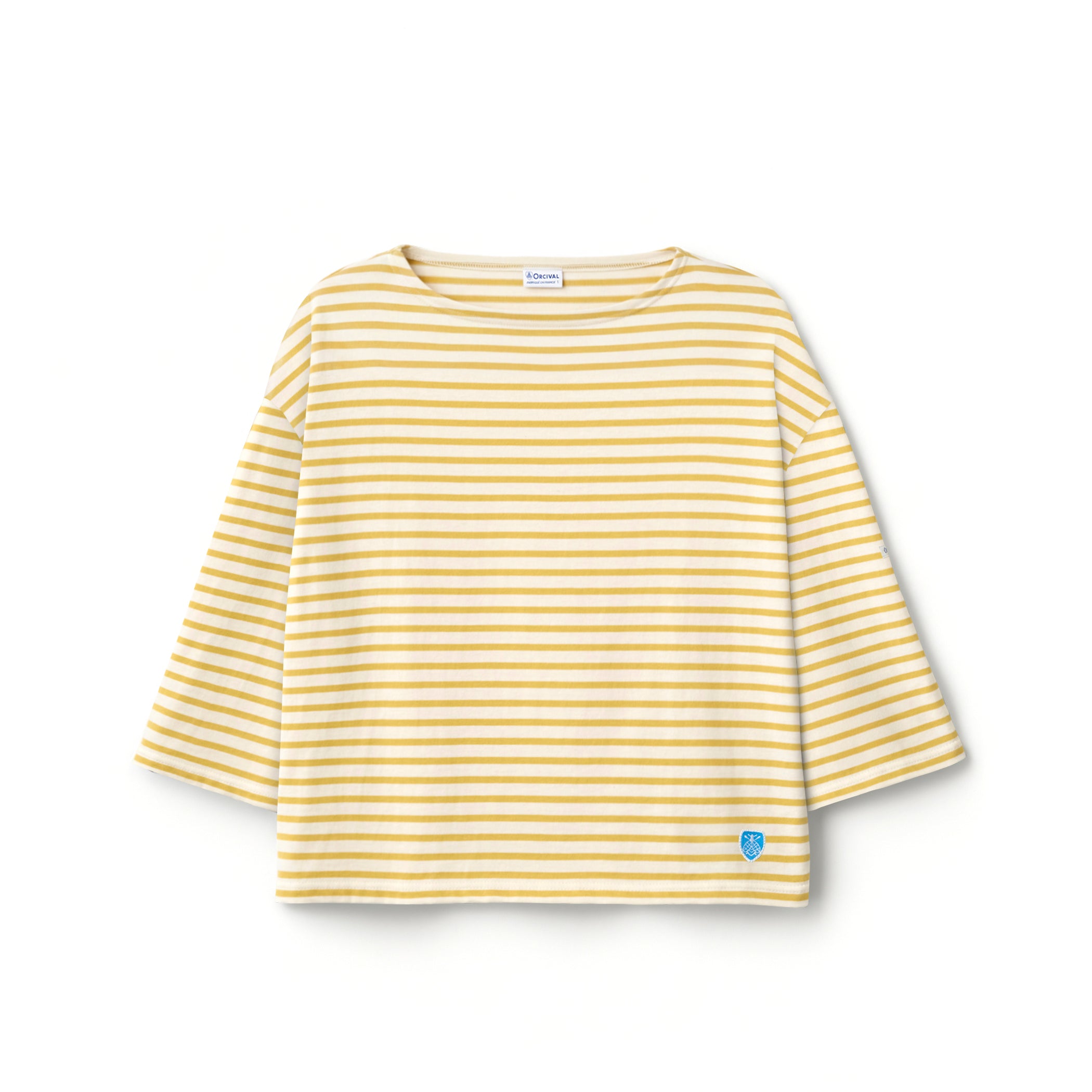Women's Cotton Leger Boat Neck Half Sleeve Shirt