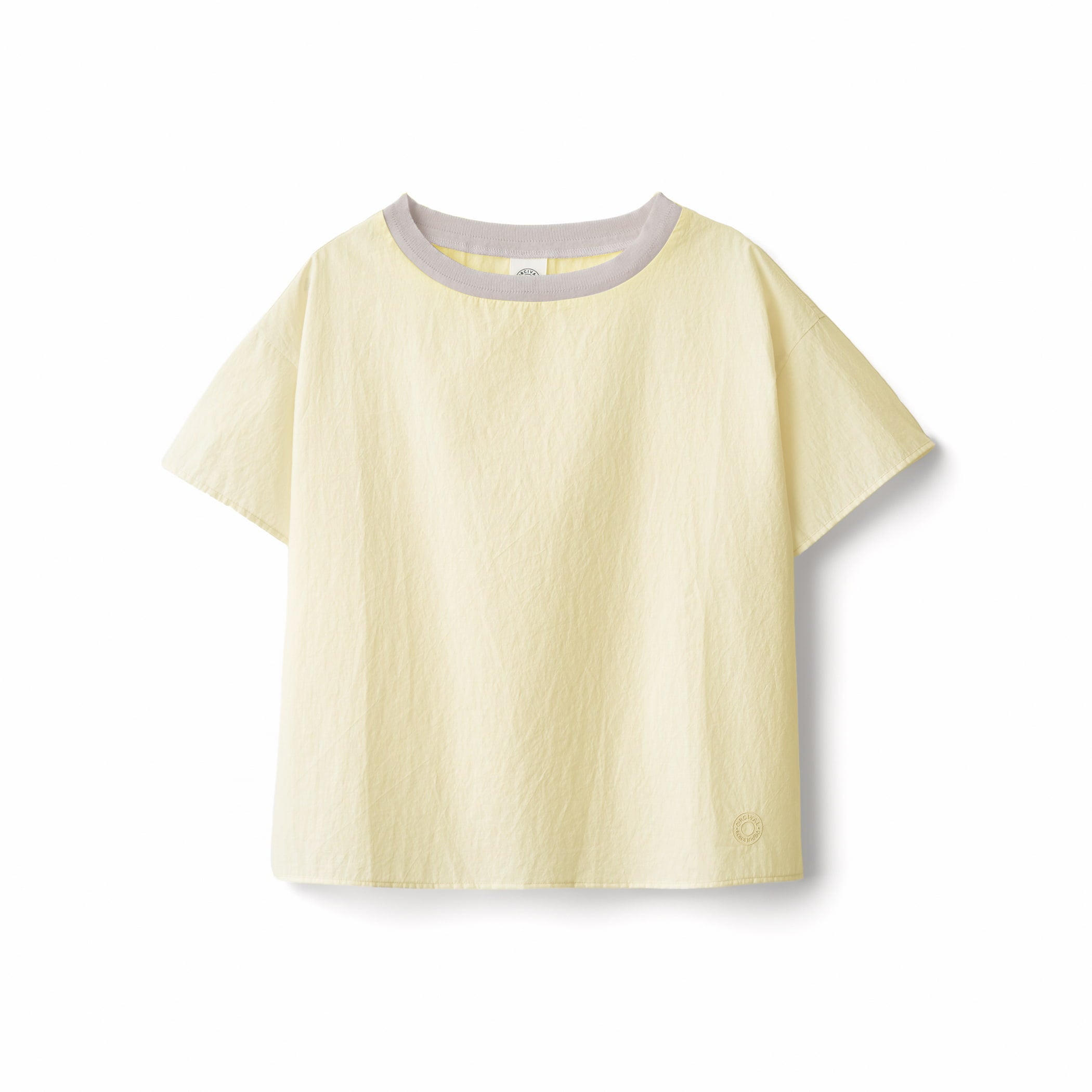 Women's Airy Cotton See Through Short Sleeve Pullover