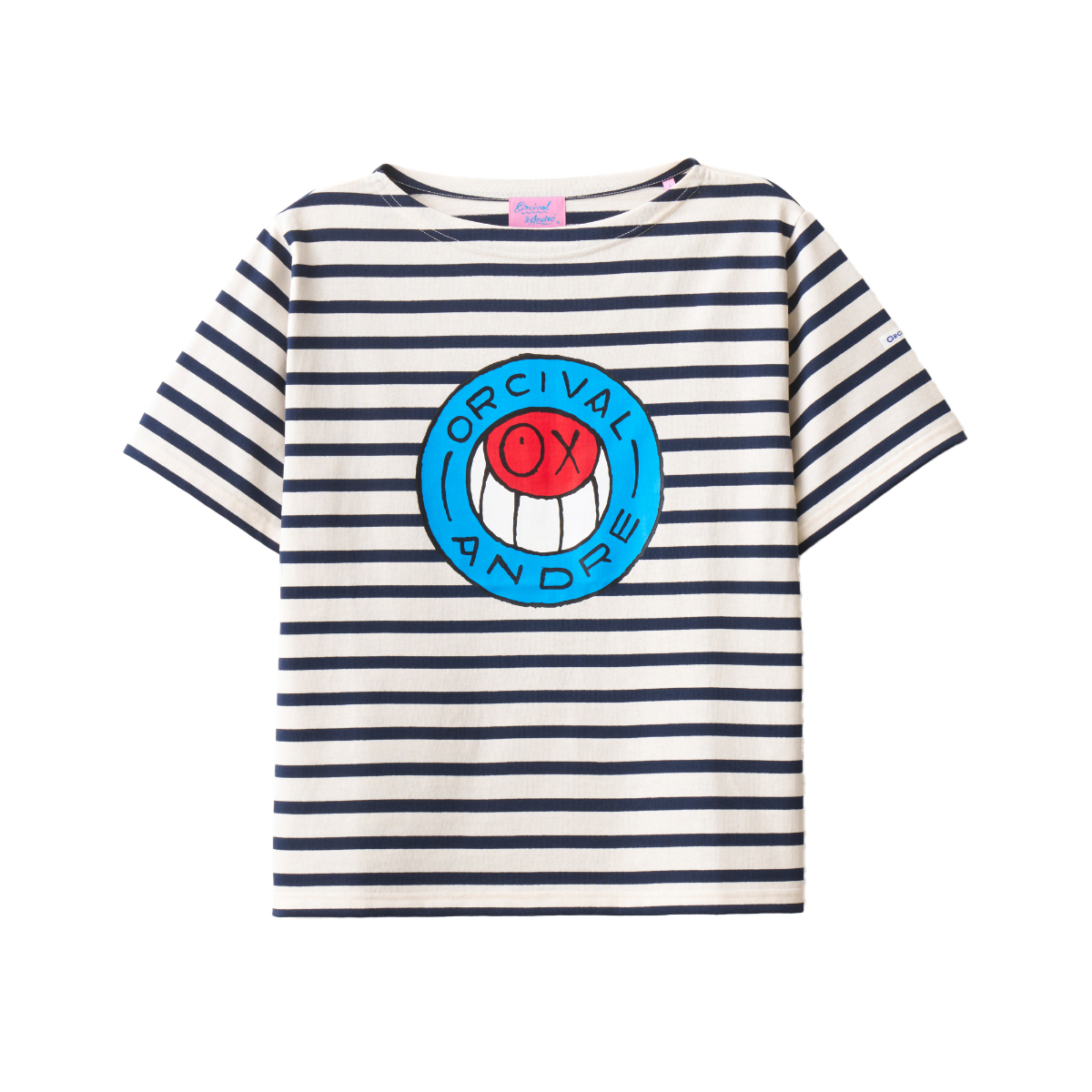 【ORCIVAL×ANDRE】 Suvin Jersey Boat Neck Half Sleeve T-Shirt