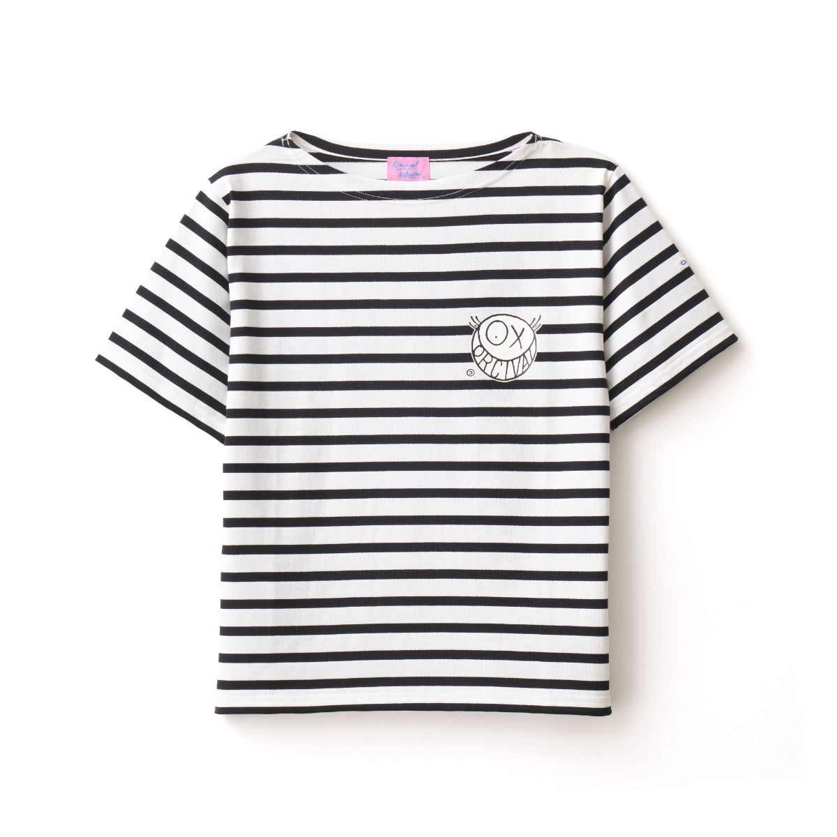 【ORCIVAL×ANDRE】 Women's Suvin Jersey Boat Neck Half Sleeve T-Shirt