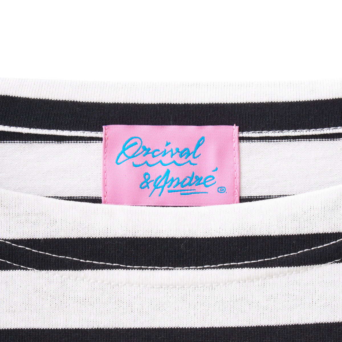 【ORCIVAL×ANDRE】 Women's Suvin Jersey Boat Neck Half Sleeve T-Shirt
