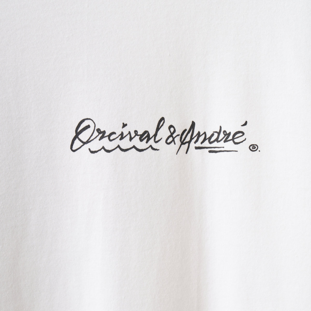 【ORCIVAL×ANDRE】 Short Sleeve Crew Neck T-shirt