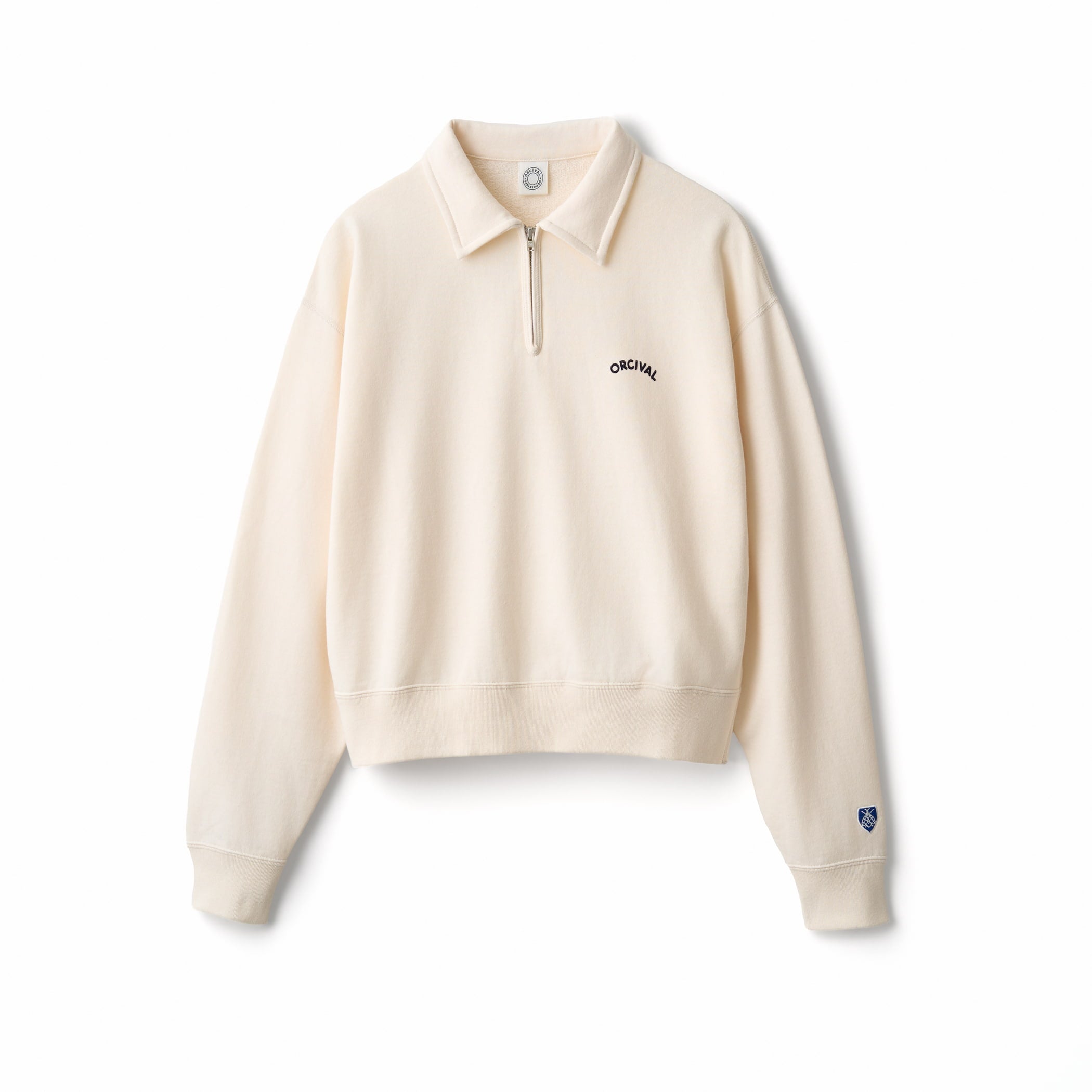 Women's Light French Terry Half Zip Sweat｜ORCIVAL