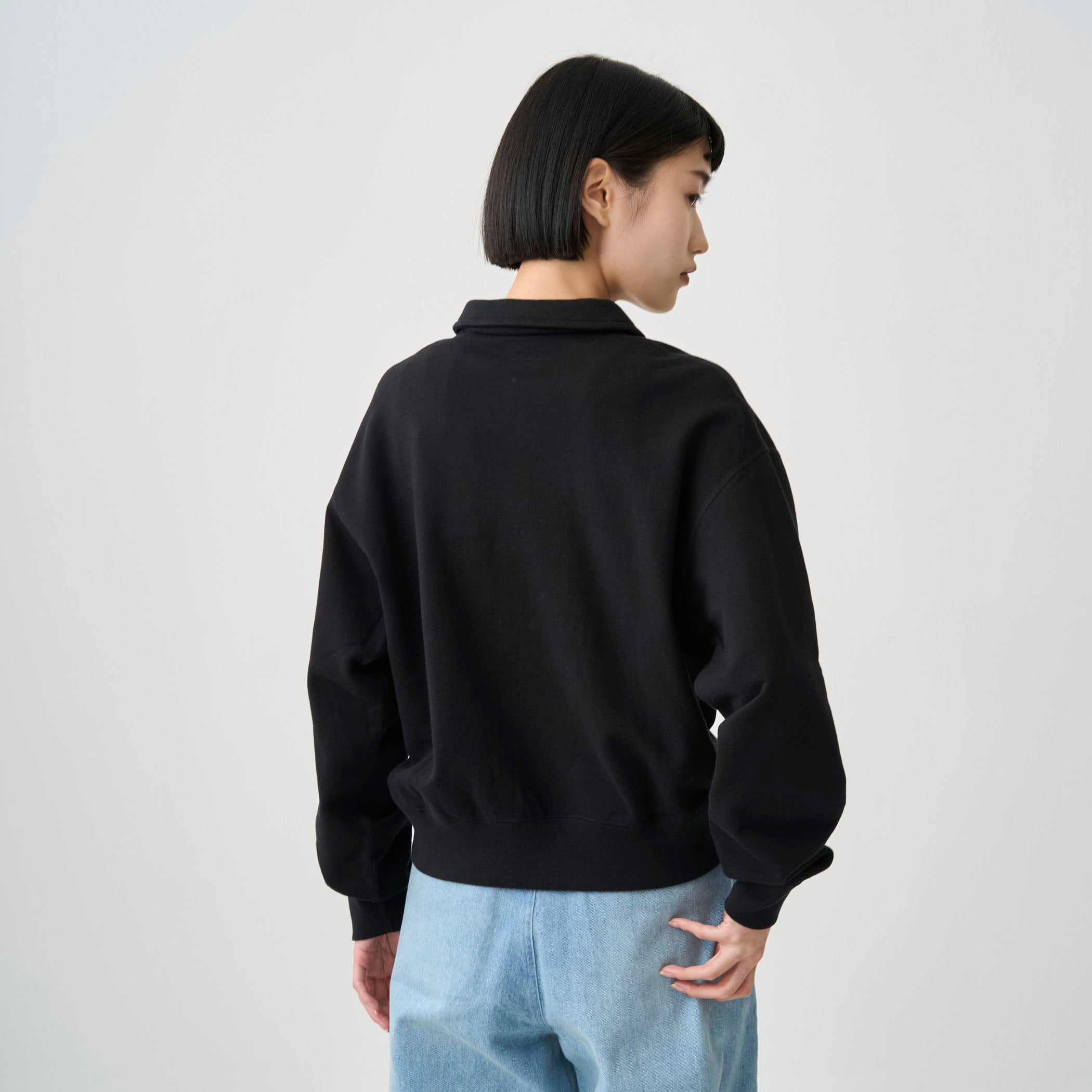 Women's Light French Terry Half Zip Sweat