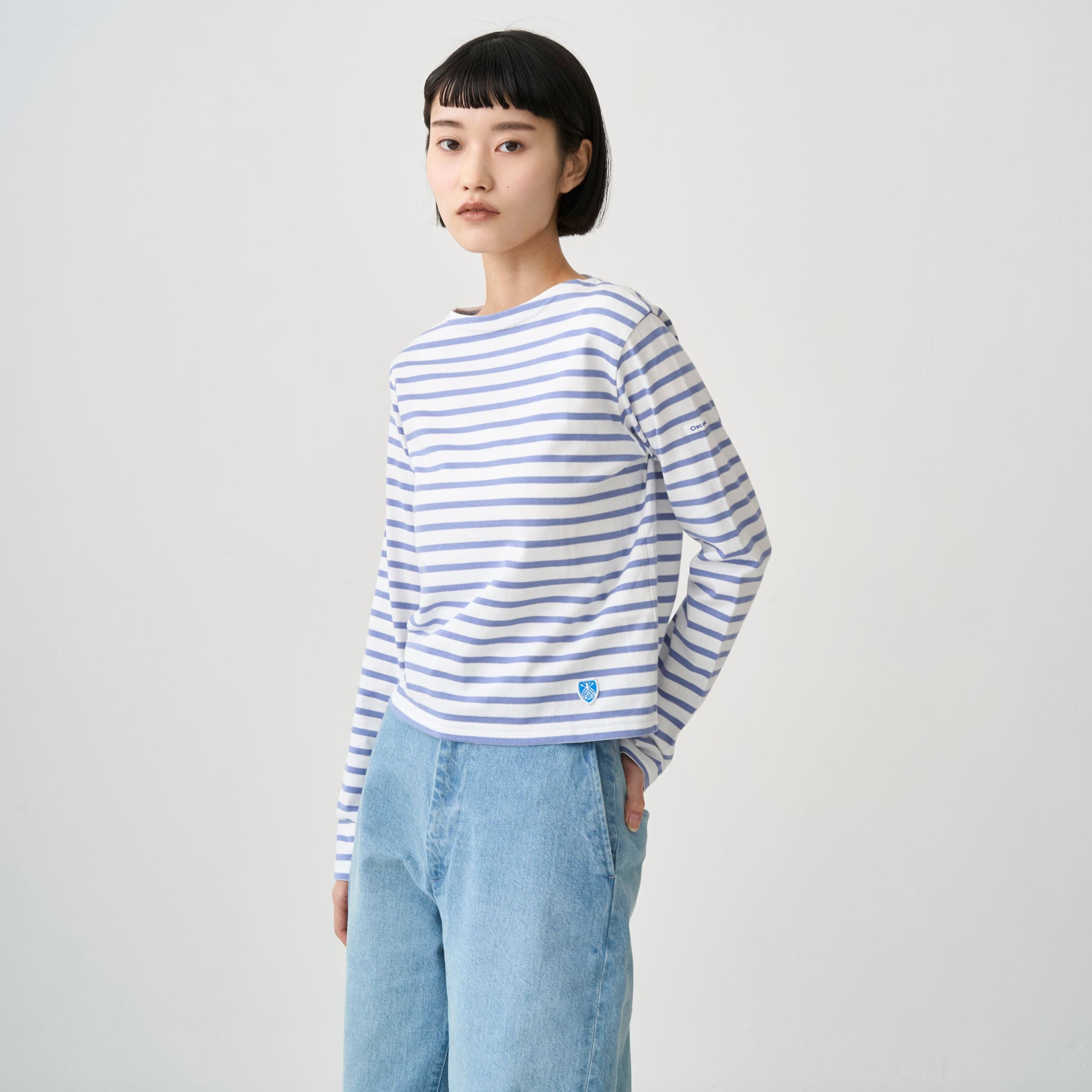 Women's Cotton Jersey Boat Neck Short Pullover