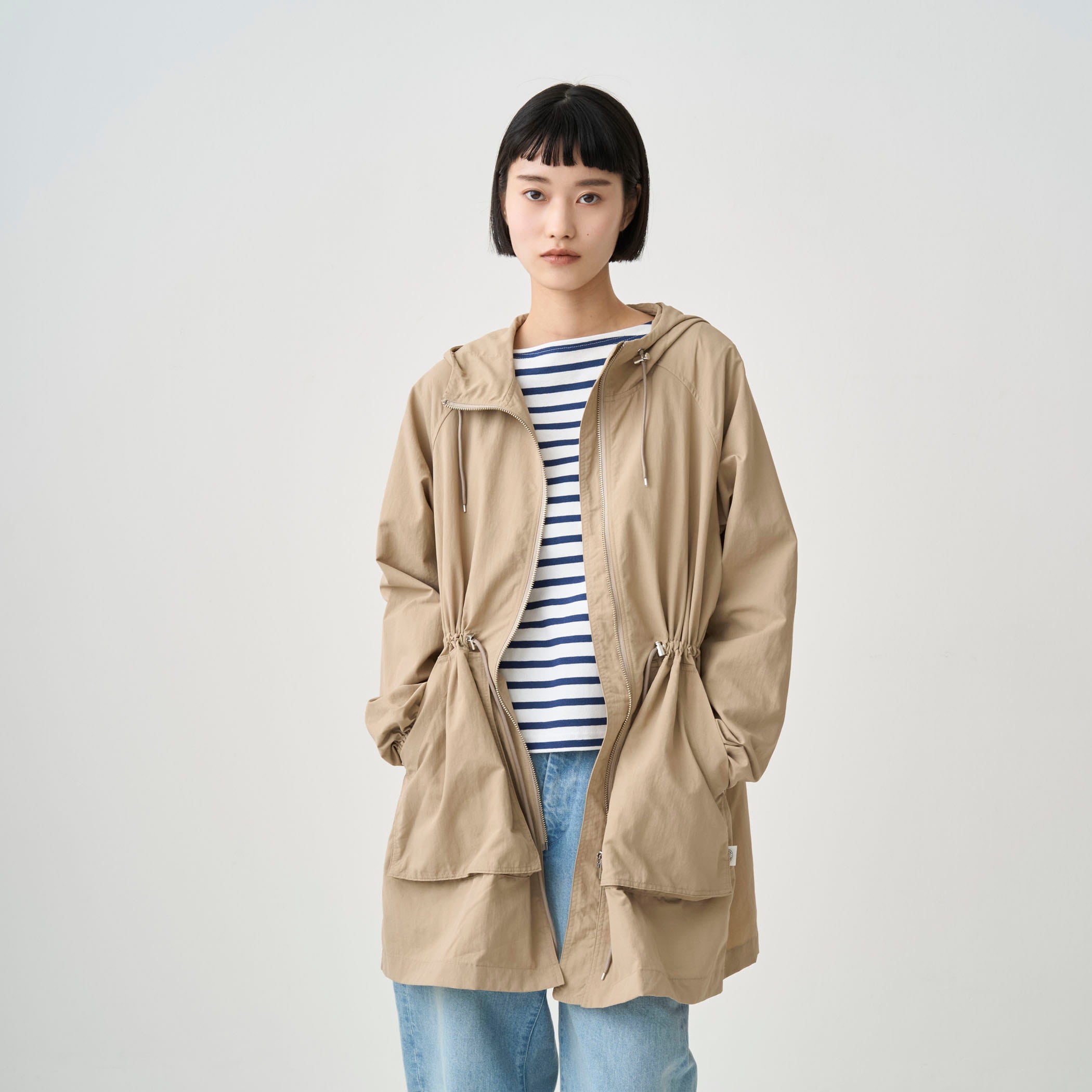 Women's Nylon Taslan Hooded Jacket