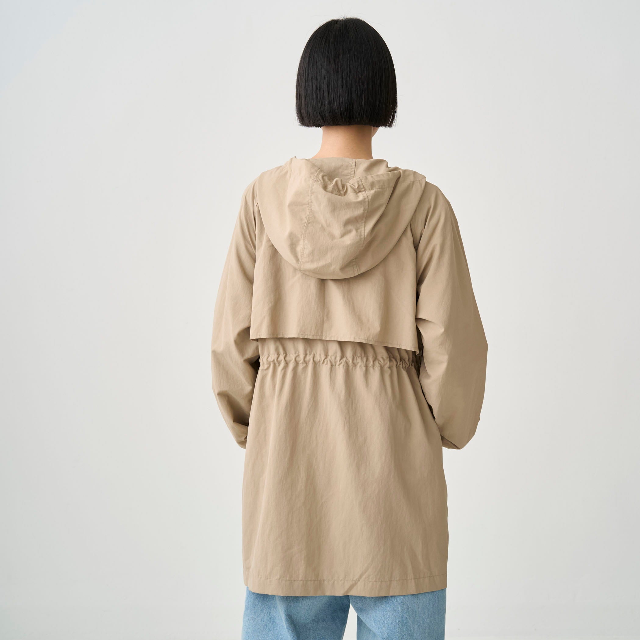 Women's Nylon Taslan Hooded Jacket