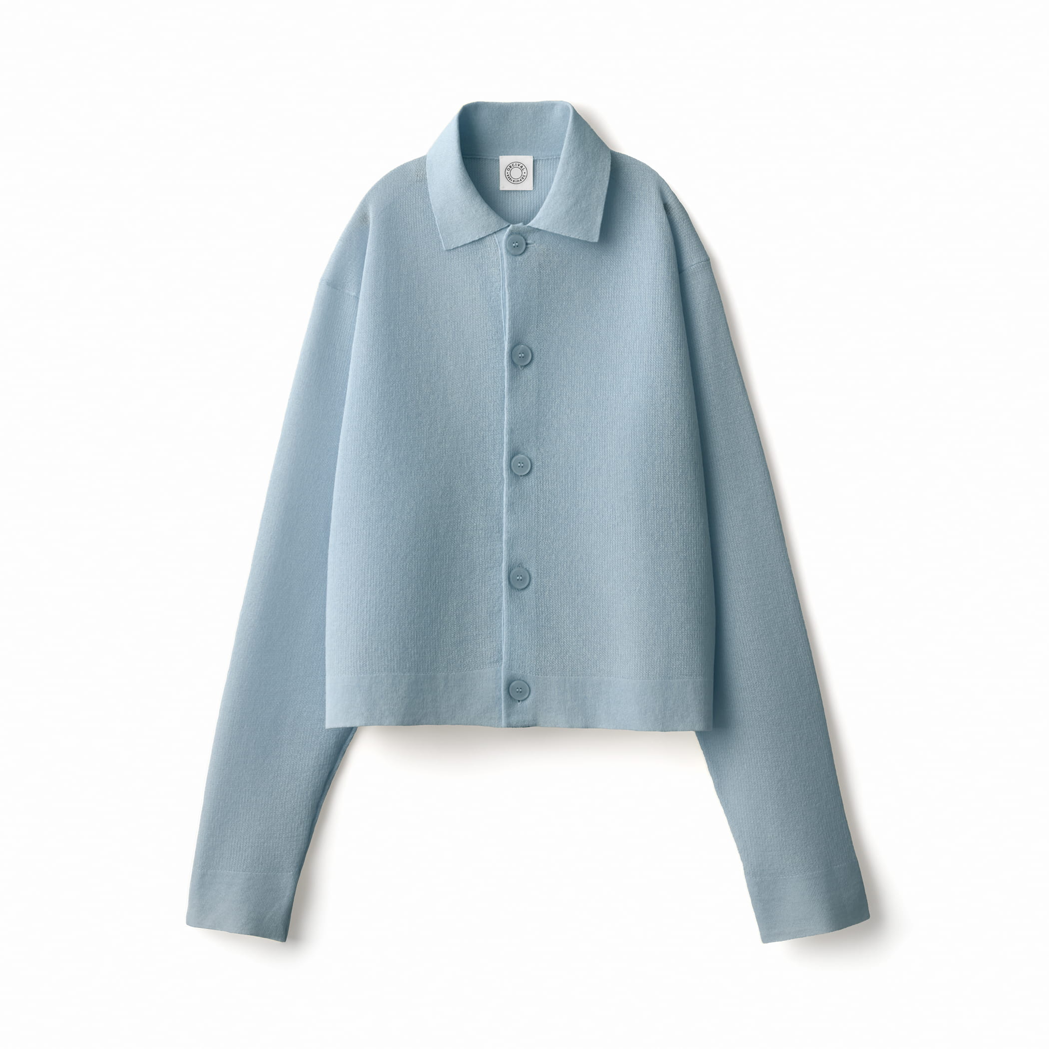 Women's Collar Polo Knit Cardigan