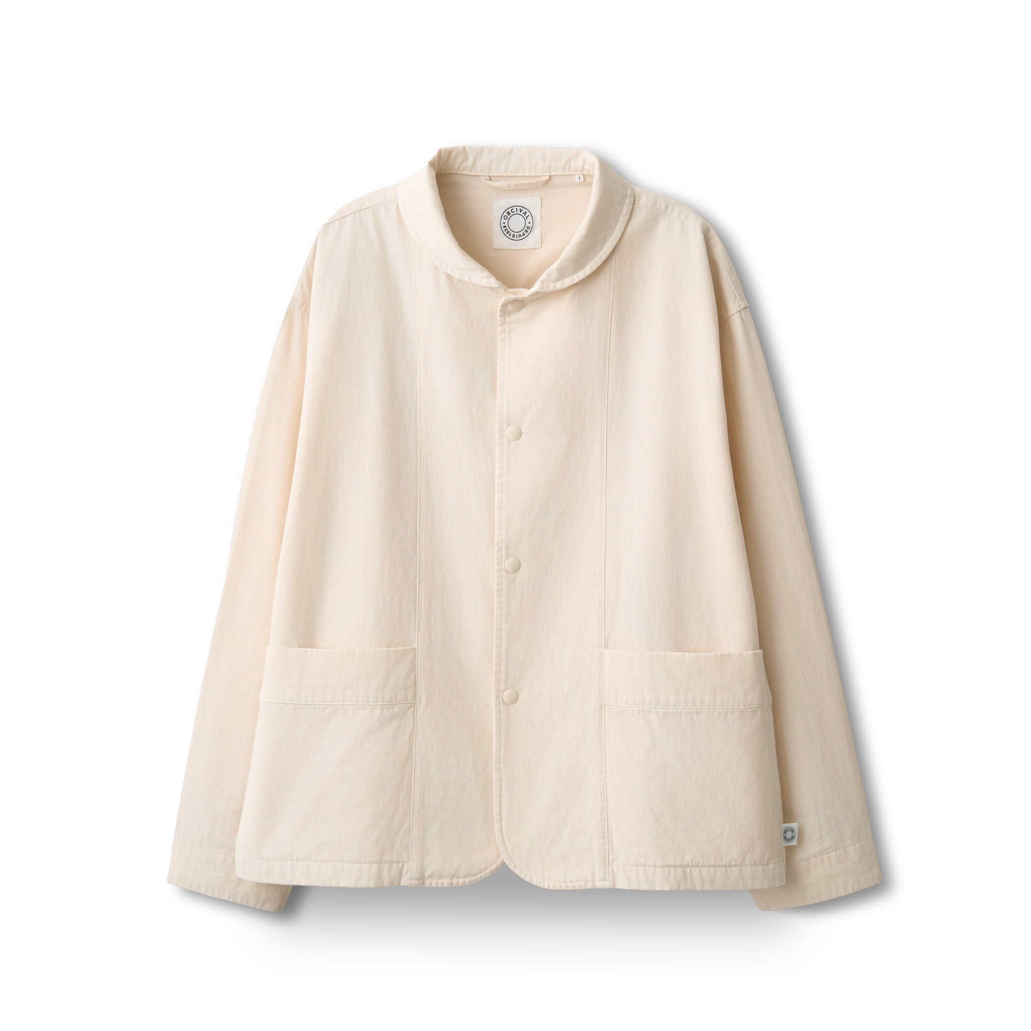 Women's Vintage Twill Round Collar Right Jacket