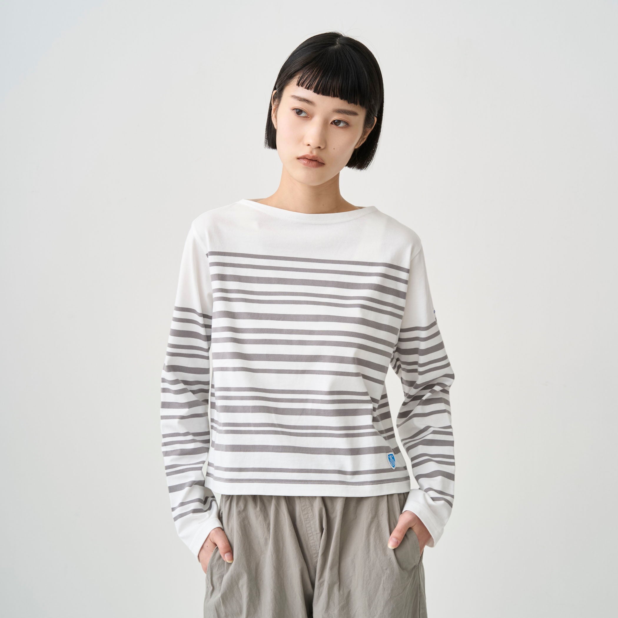 Women's Cotton Jersey Boat Neck Short Pullover