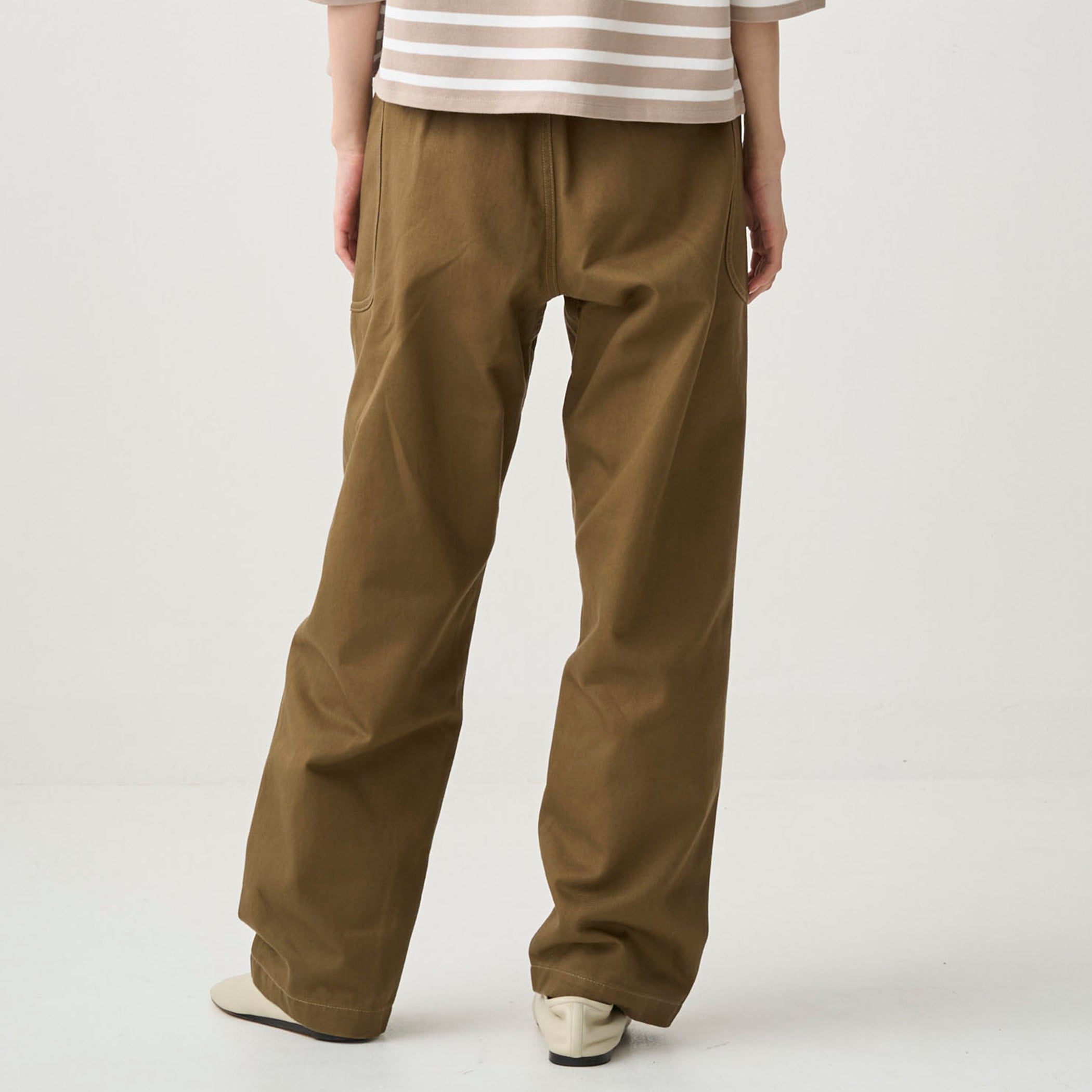 Cotton Twill Easy Pants