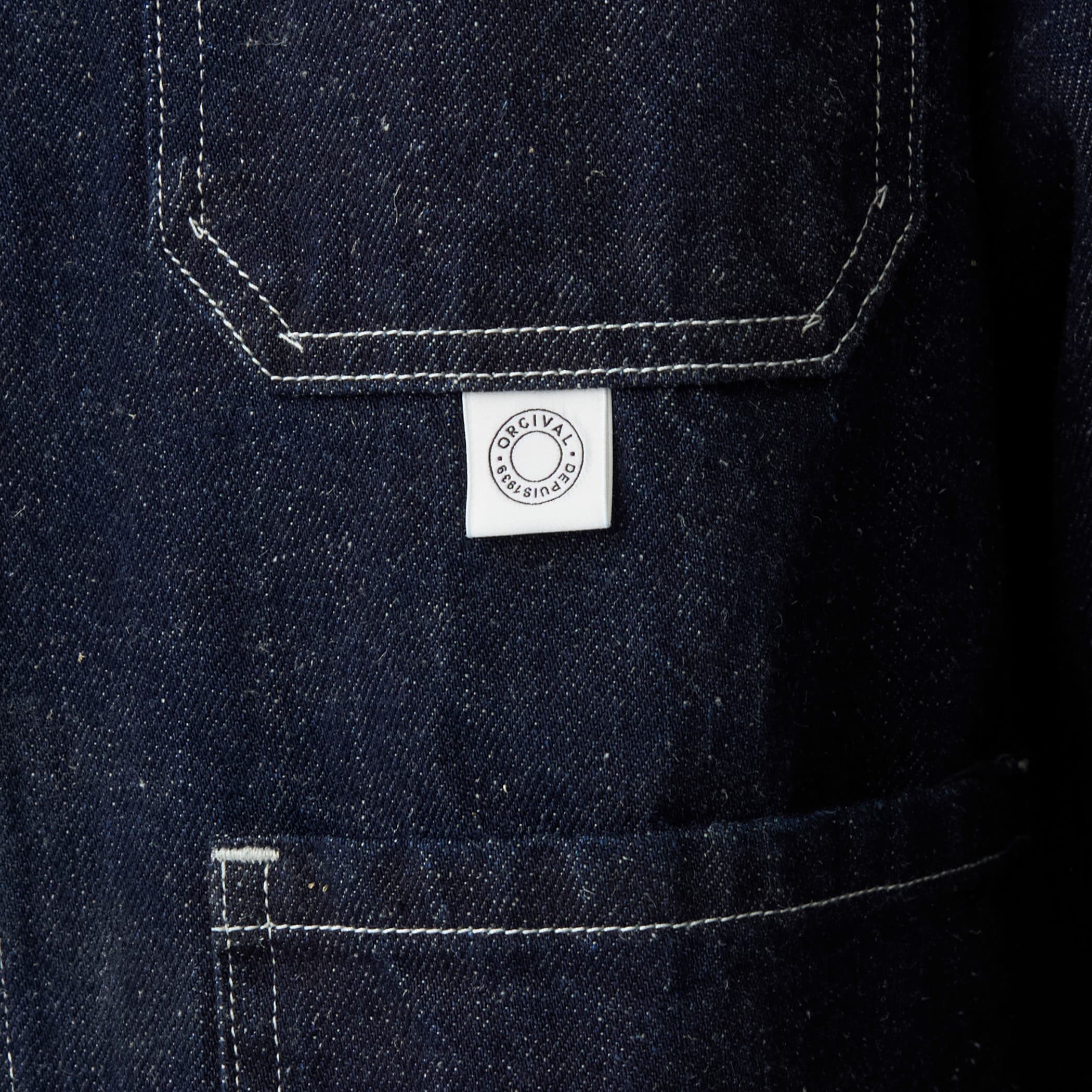 Women's Cotton Hemp Denim Coveralls Jacket