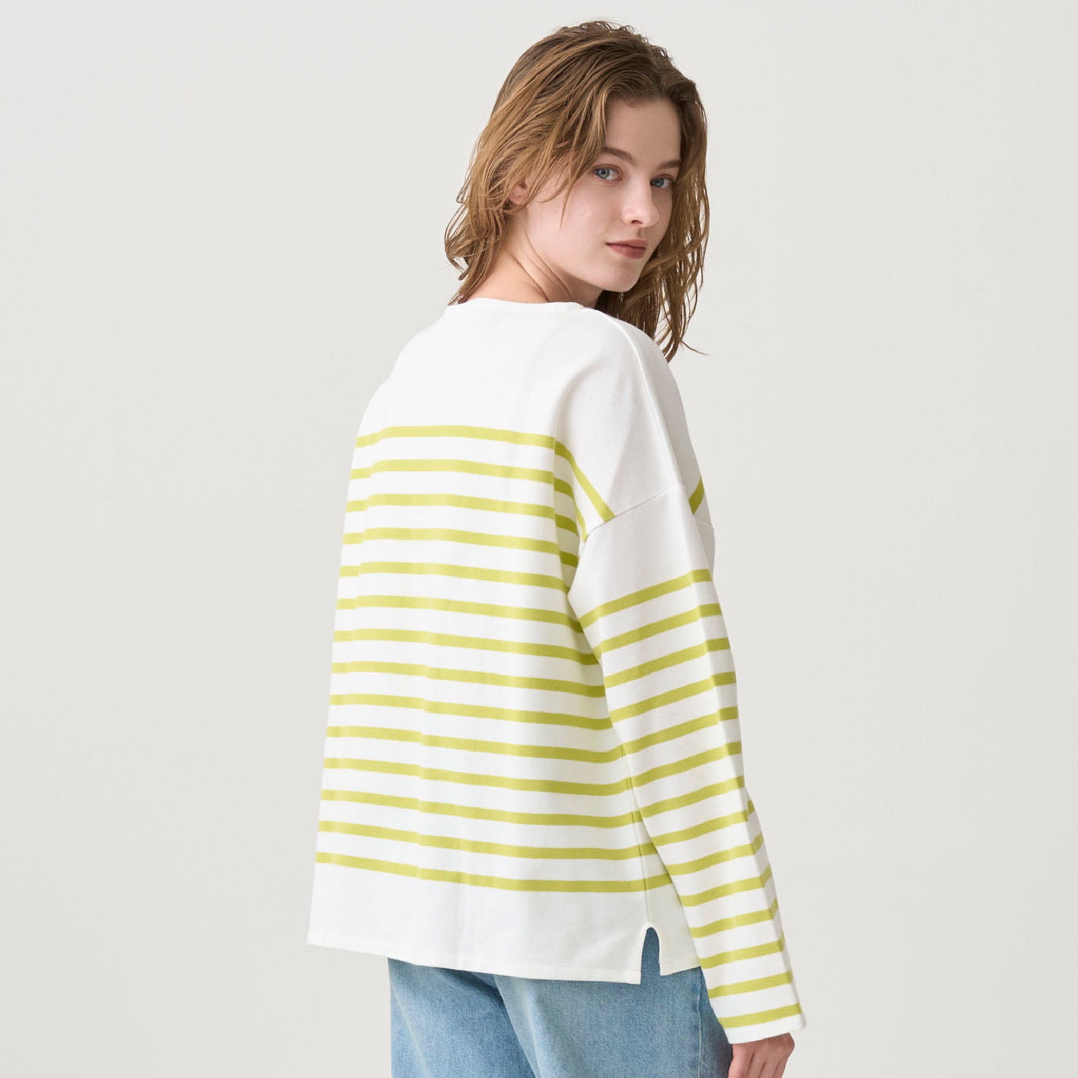 Women's Rachel Boat Neck Wide Basque Shirt