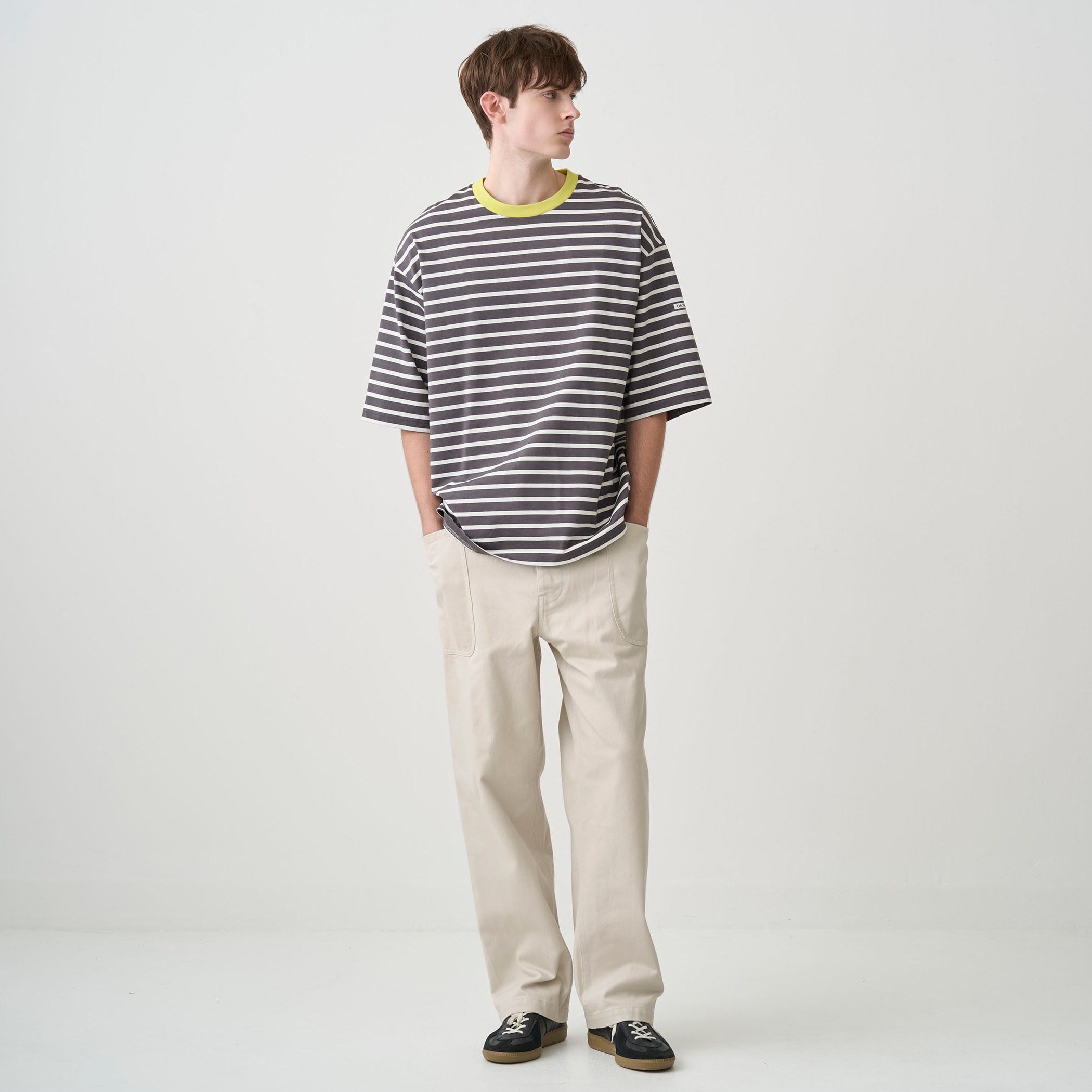 Cotton Twill Easy Pants