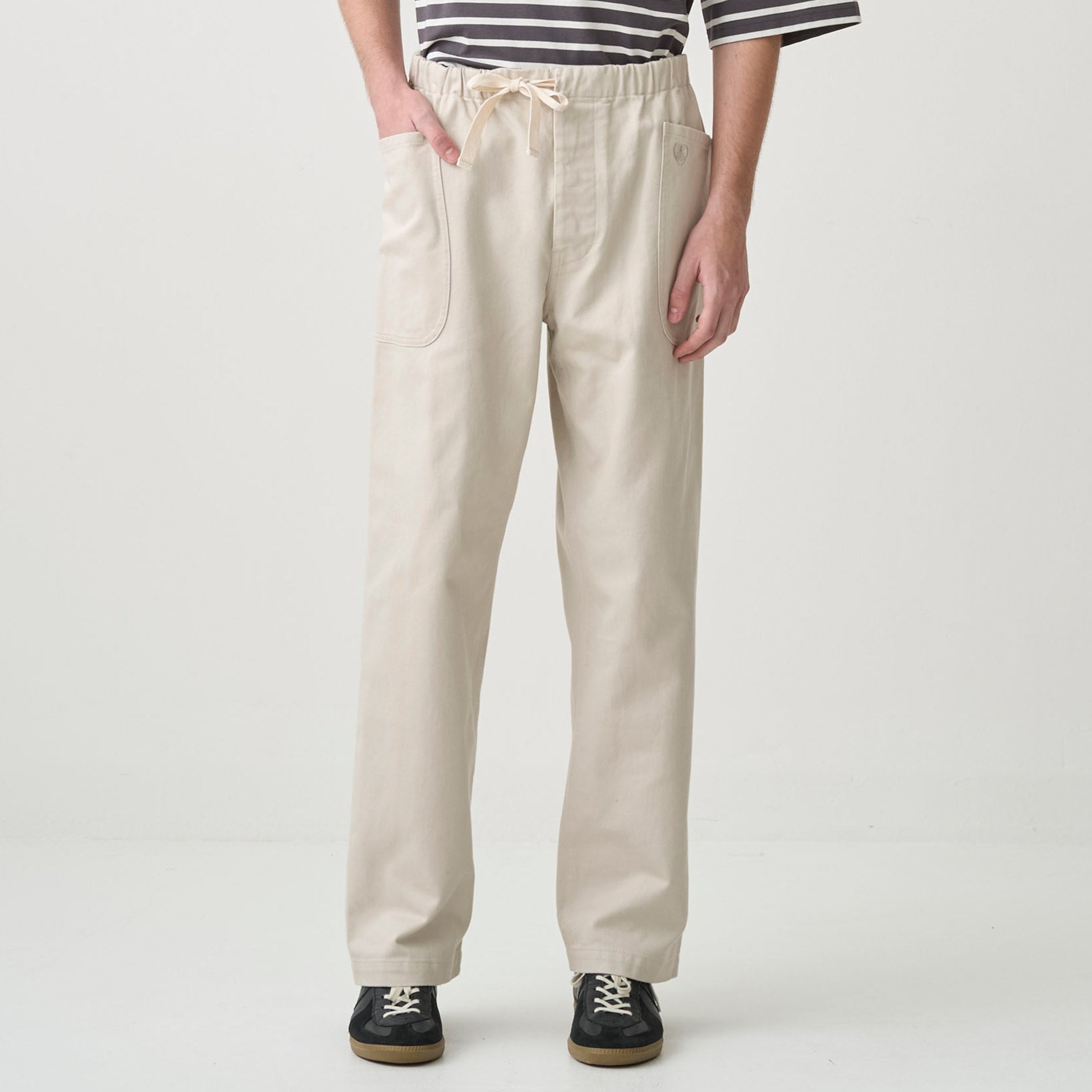 Cotton Twill Easy Pants