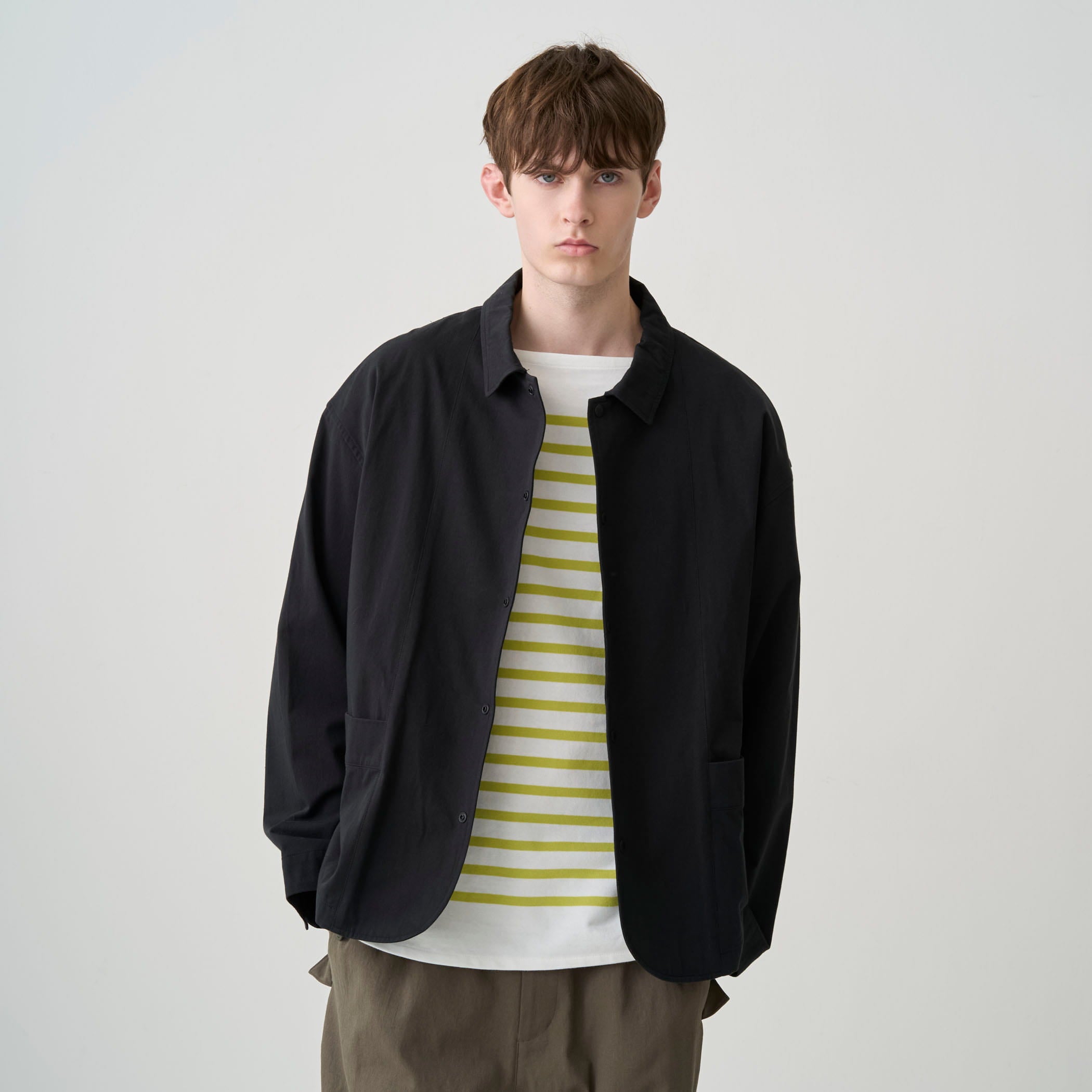 Men's Vintage Twill Patch Pocket Right Jacket