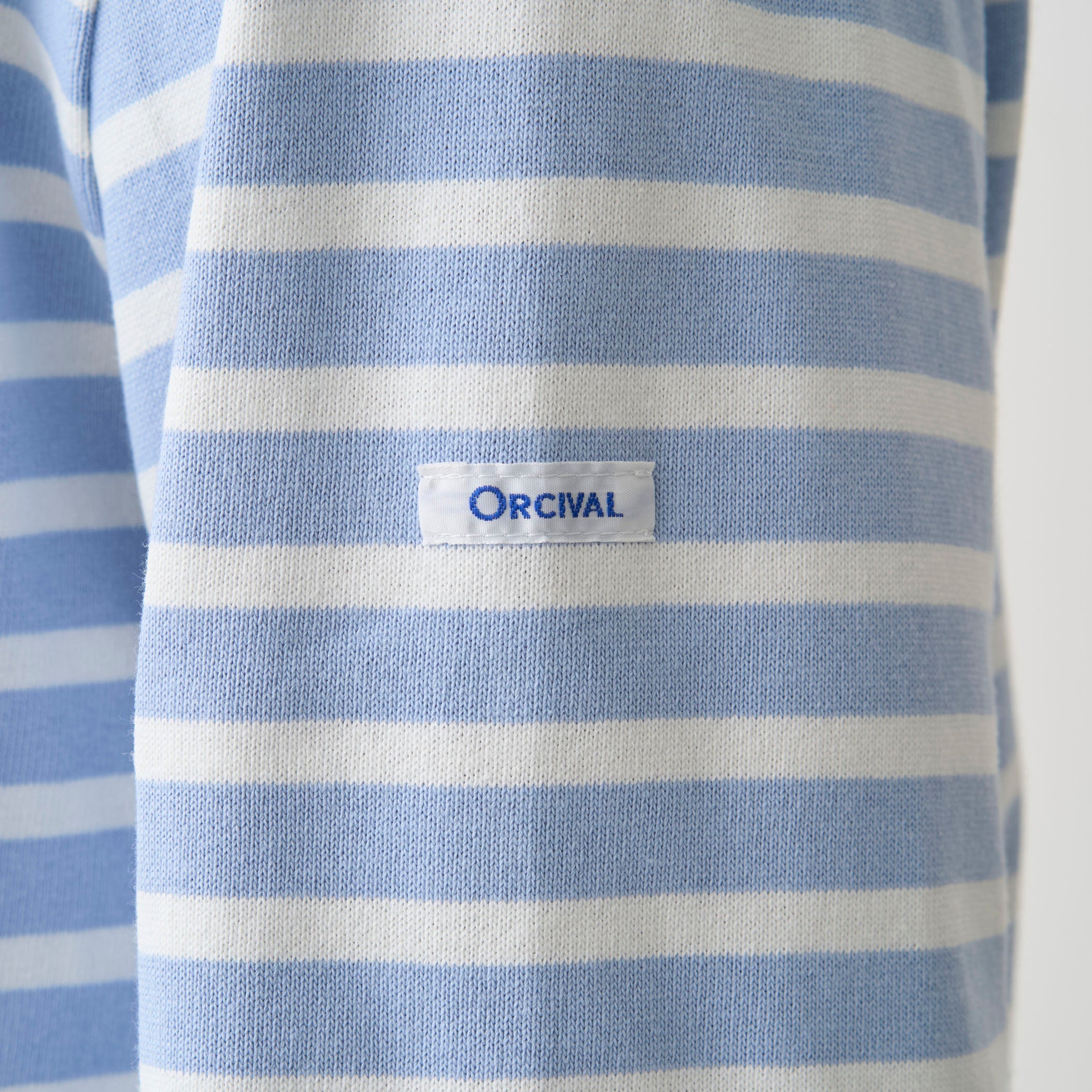 Cotton Lourd Boat Neck Basque Shirt Border