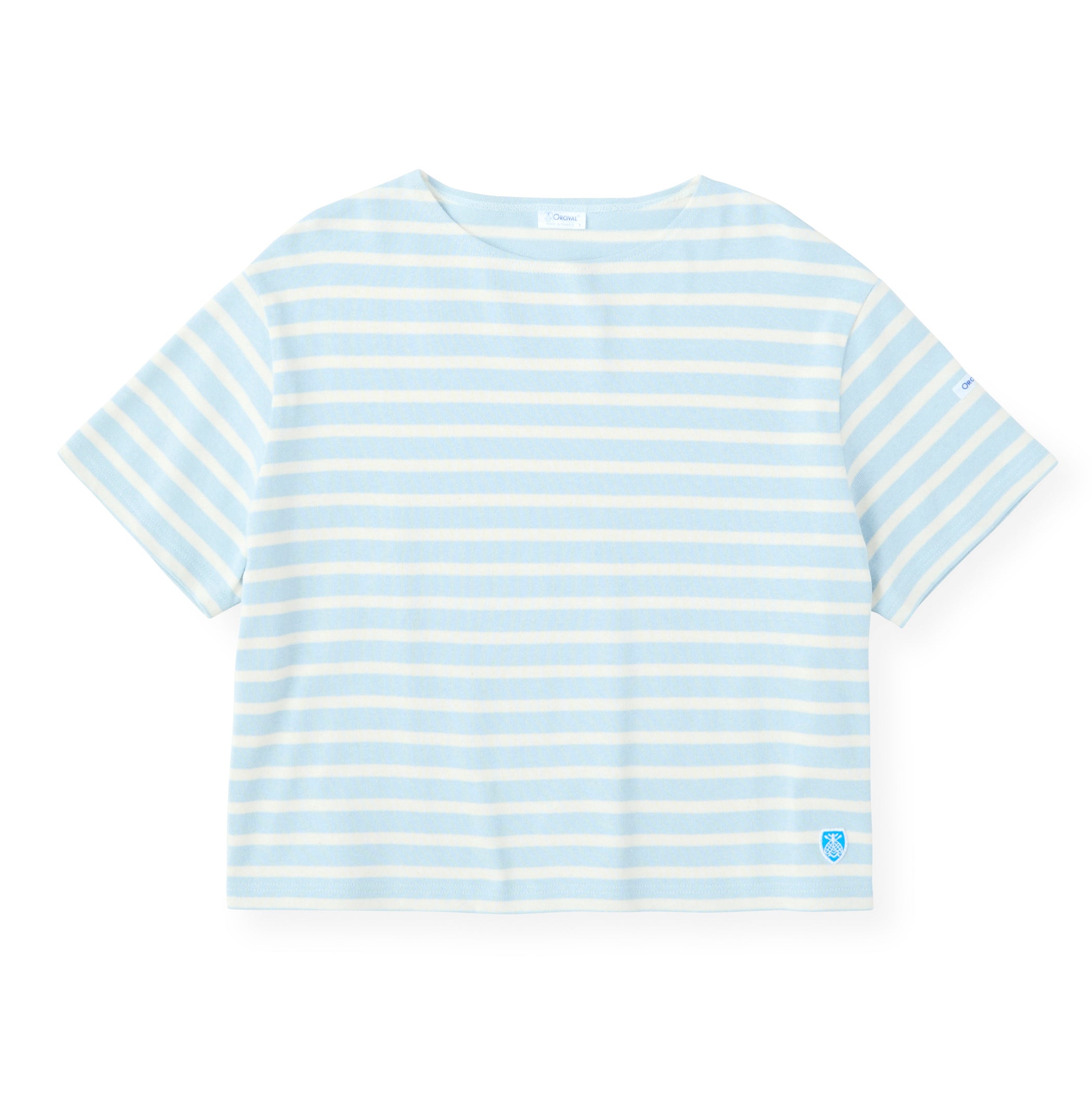 Women's Cotton Lourd Crew Neck Basque Shirt