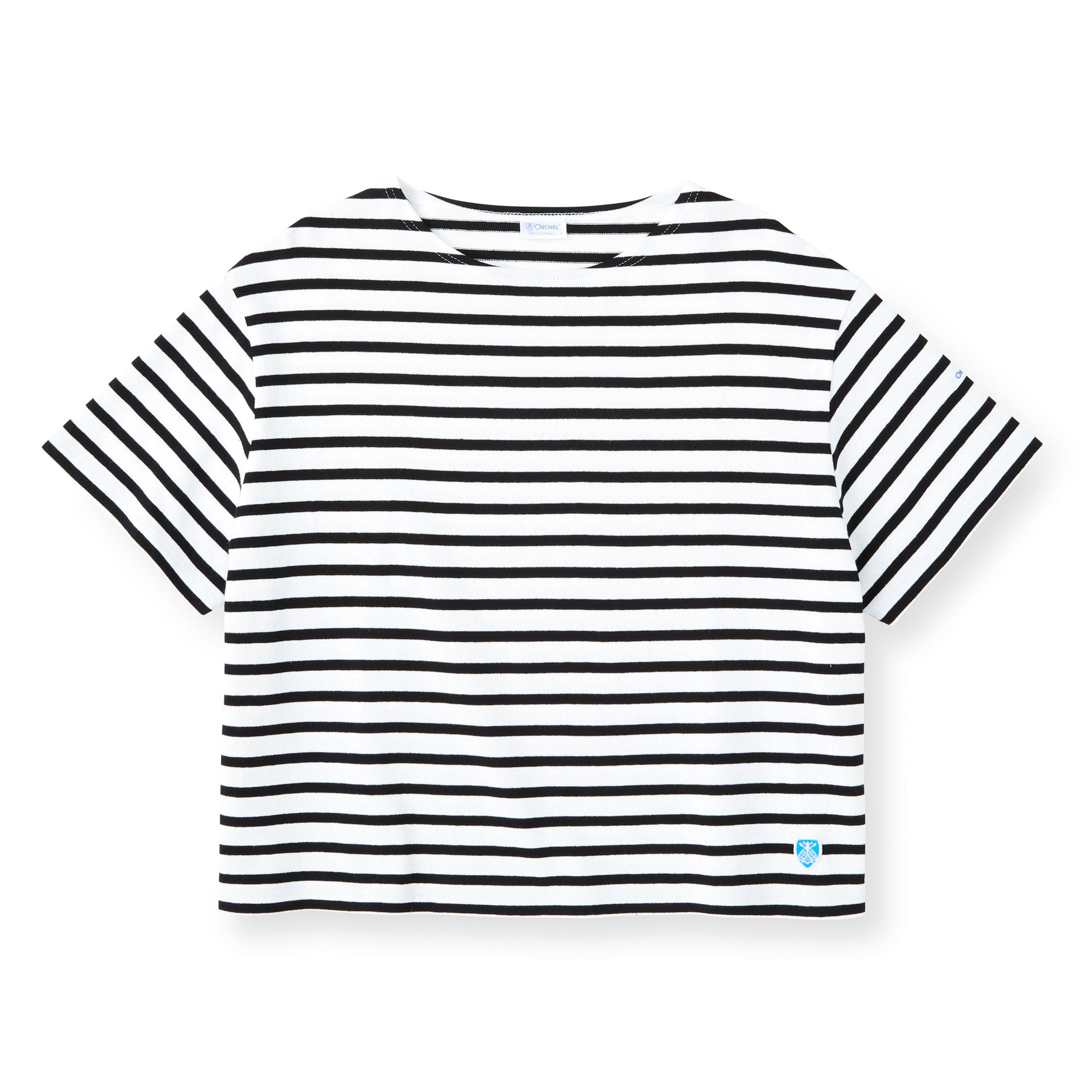 Women's Cotton Lourd Crew Neck Basque Shirt