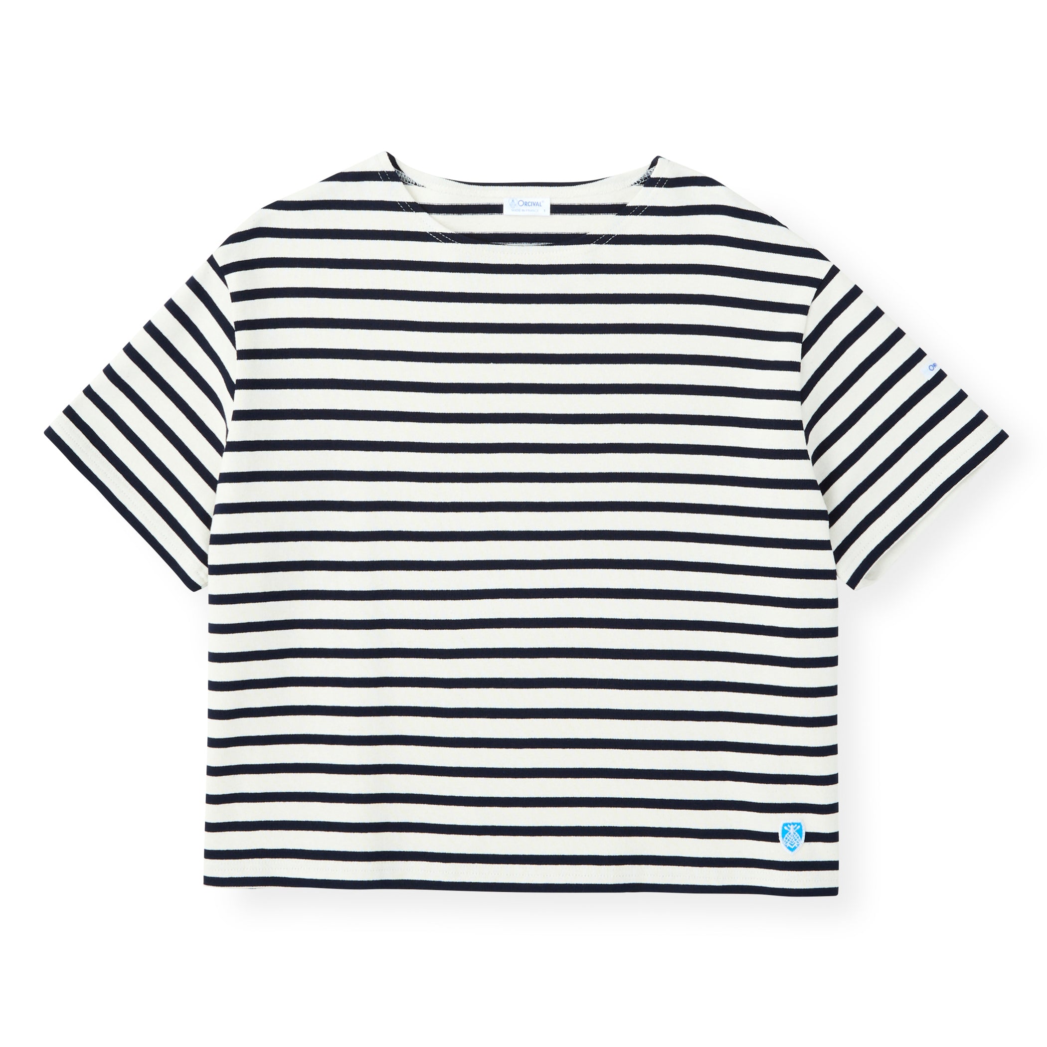 Women's Cotton Lourd Crew Neck Basque Shirt