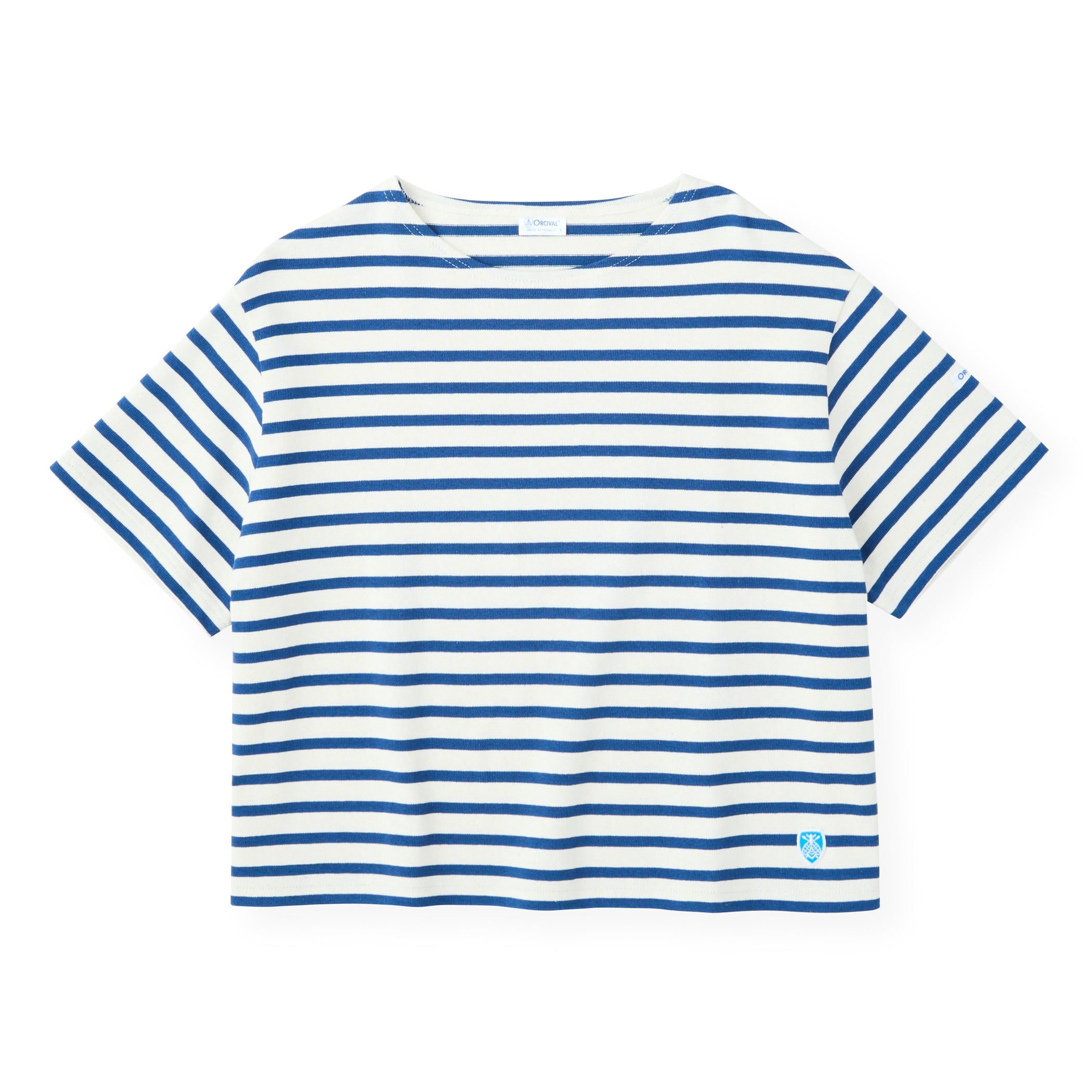Women's Cotton Lourd Crew Neck Basque Shirt