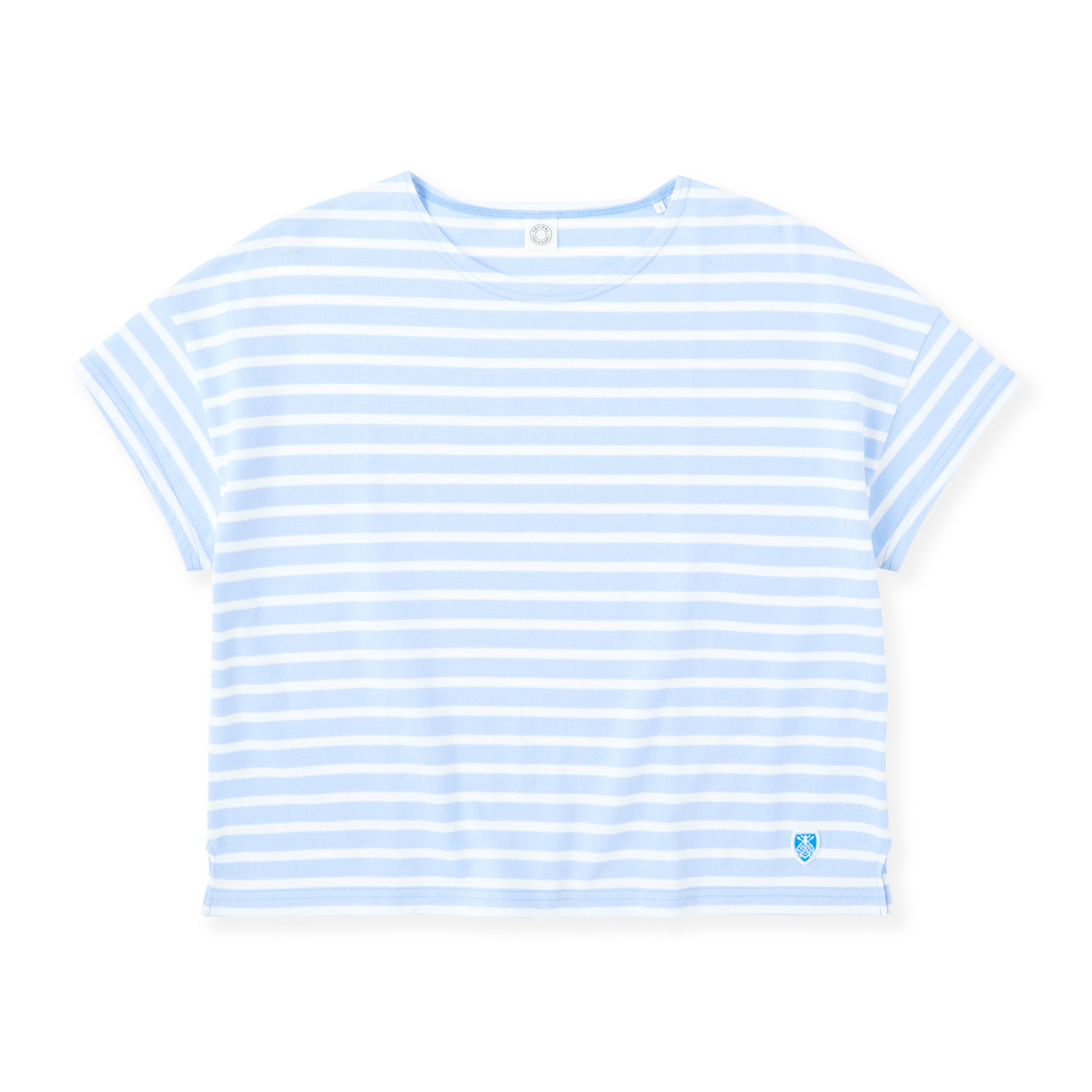 Women's Cotton Jersey Crew Neck Short Sleeve Pullover