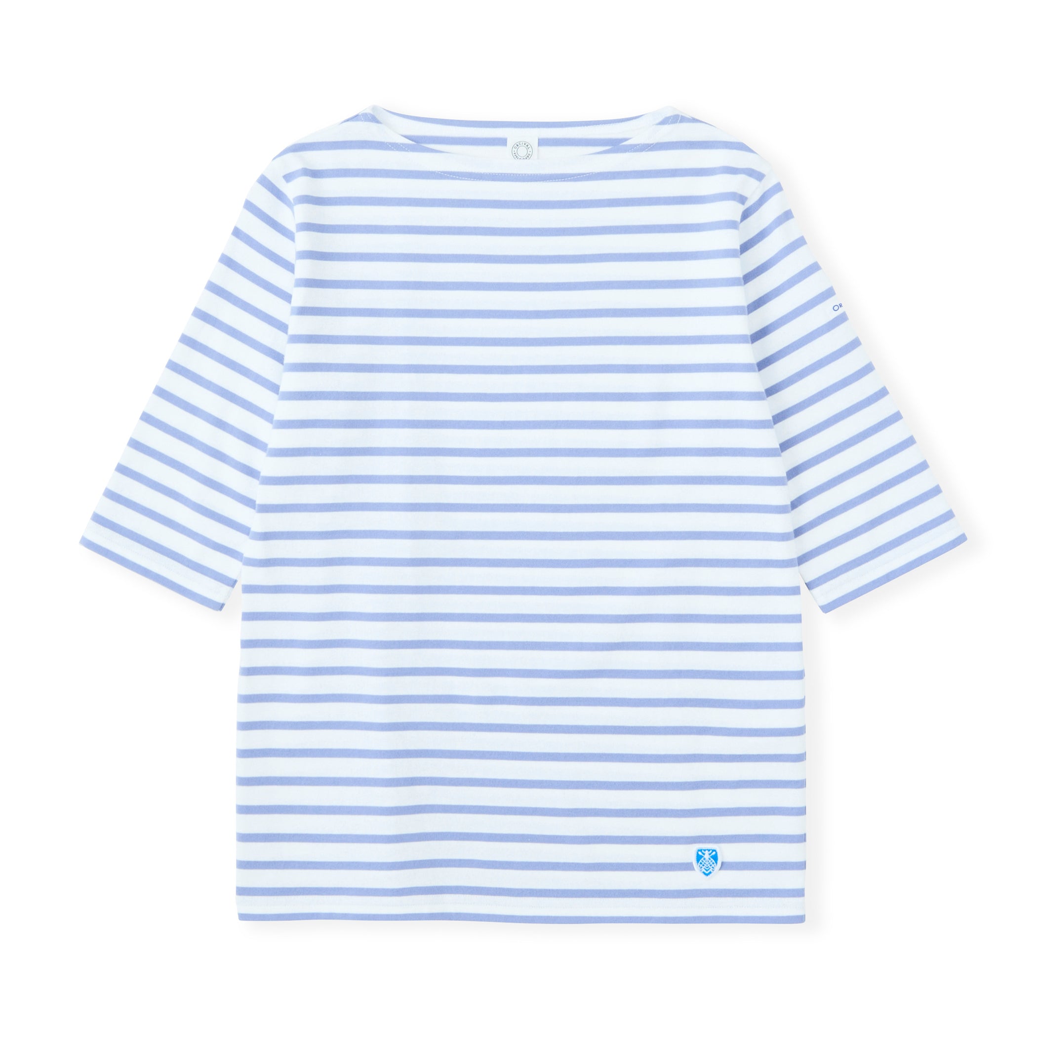 Women's Cotton Jersey Boat Neck Half Sleeve Pullover