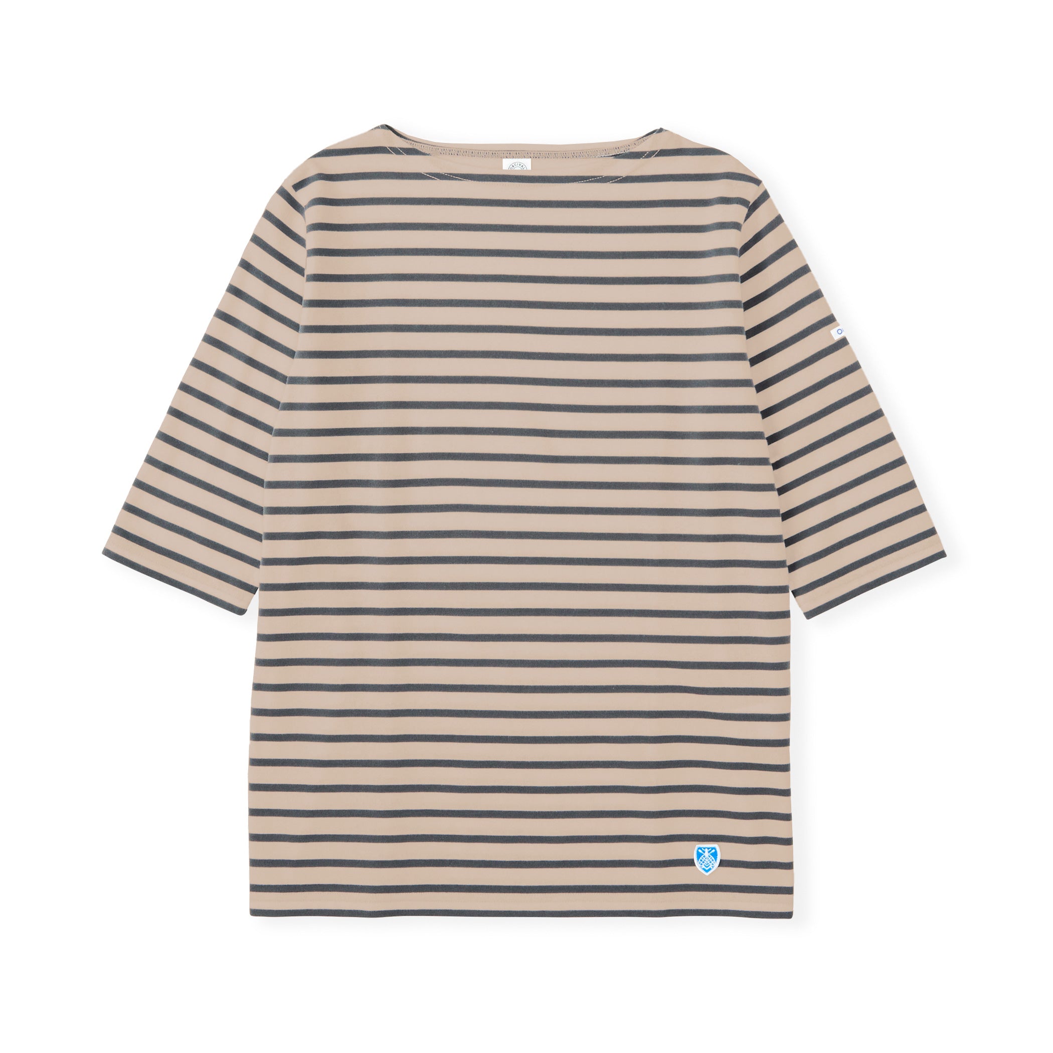 Women's Cotton Jersey Boat Neck Half Sleeve Pullover