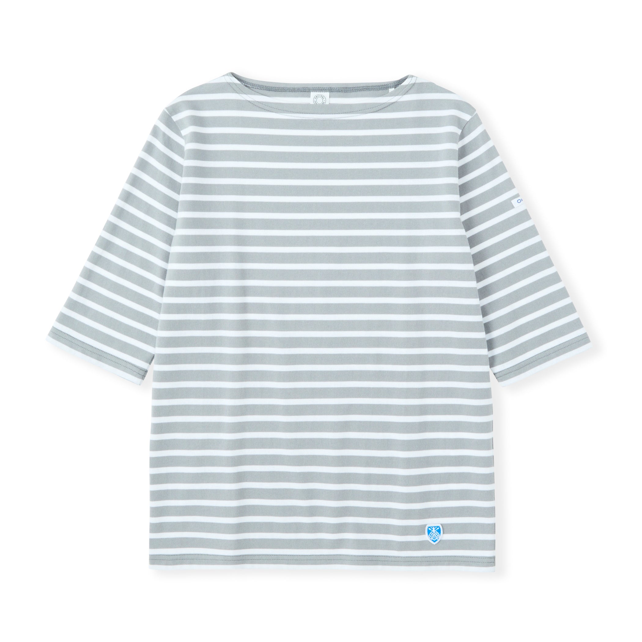 Women's Cotton Jersey Boat Neck Half Sleeve Pullover