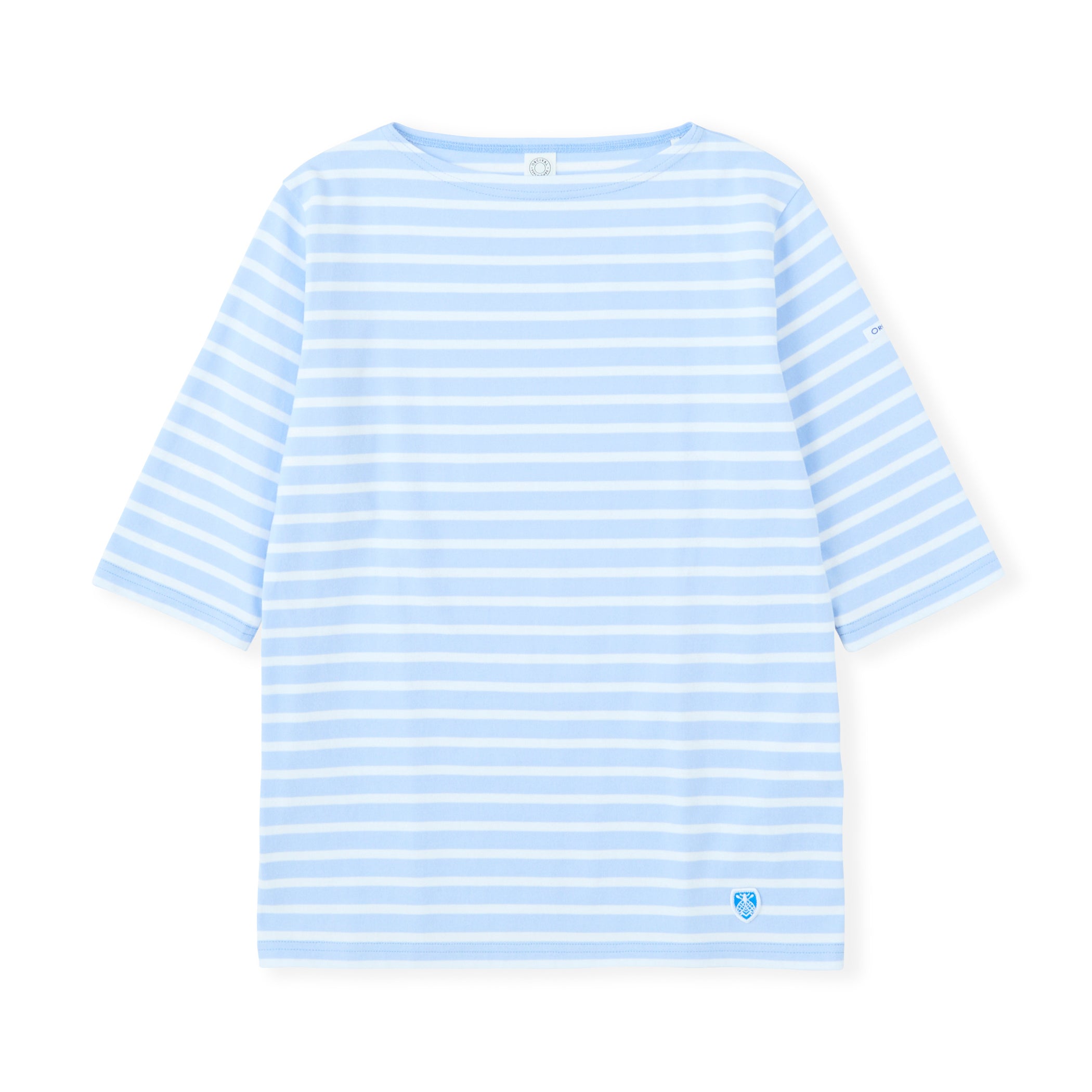 Women's Cotton Jersey Boat Neck Half Sleeve Pullover