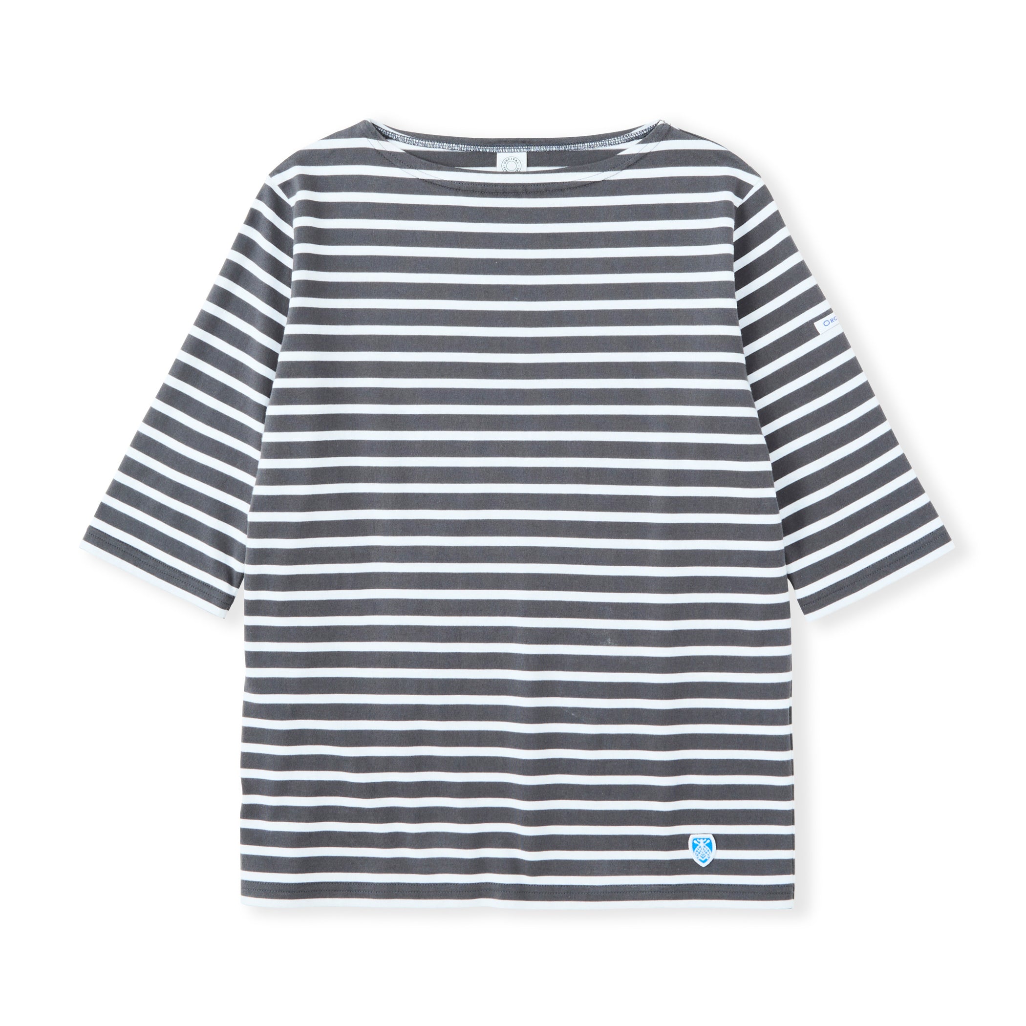 Women's Cotton Jersey Boat Neck Half Sleeve Pullover