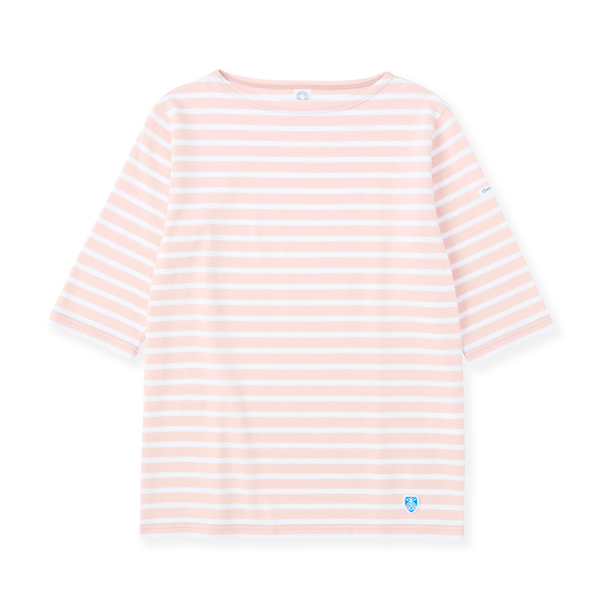 Women's Cotton Jersey Boat Neck Half Sleeve Pullover