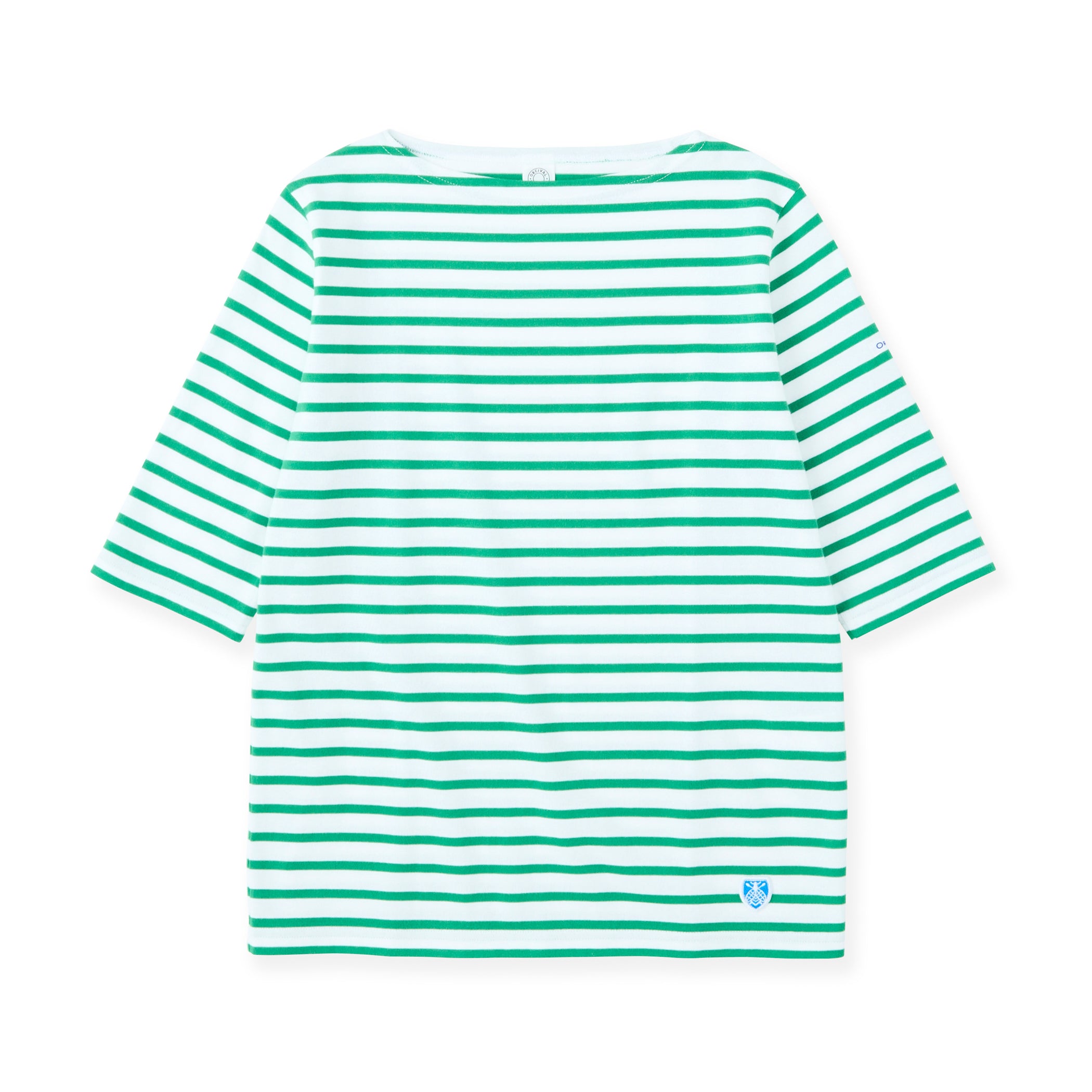 Women's Cotton Jersey Boat Neck Half Sleeve Pullover
