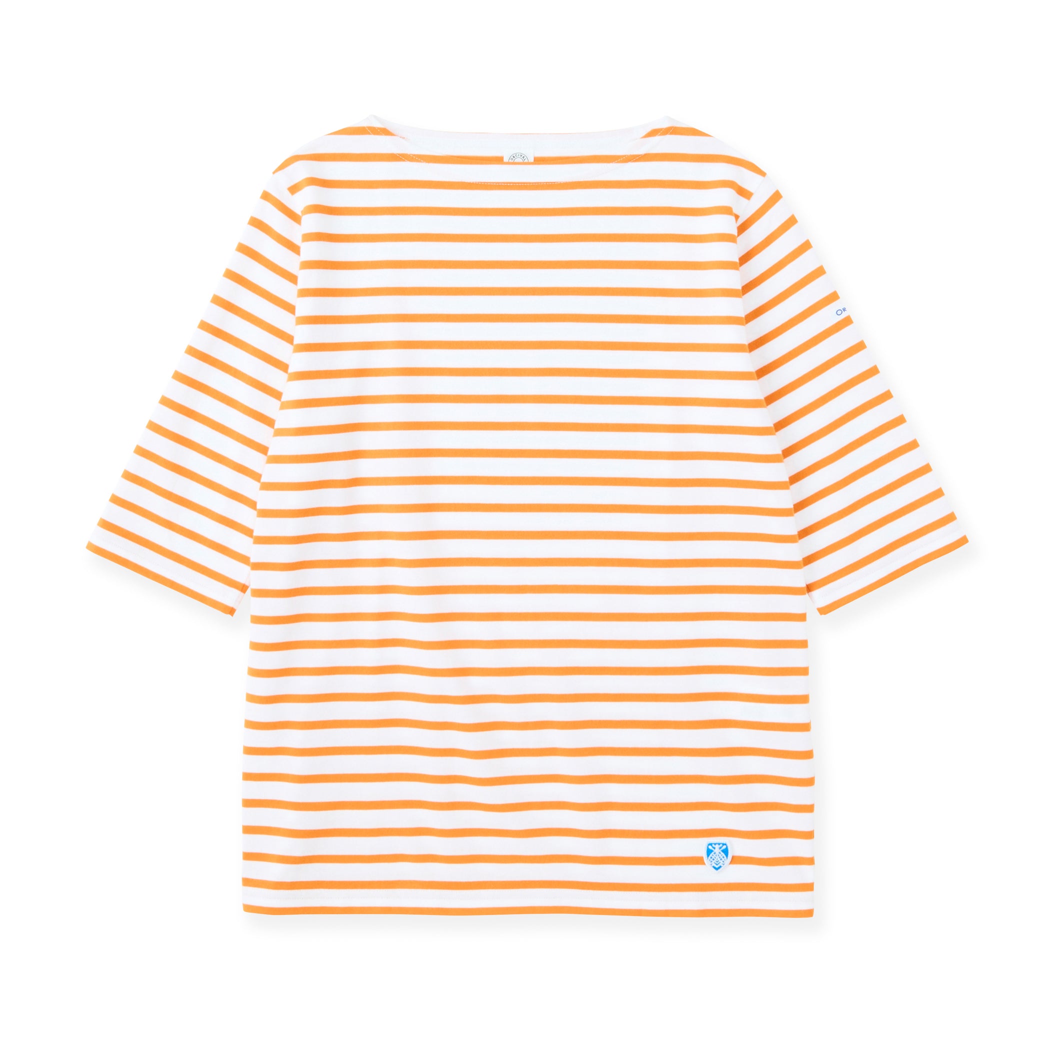 Women's Cotton Jersey Boat Neck Half Sleeve Pullover
