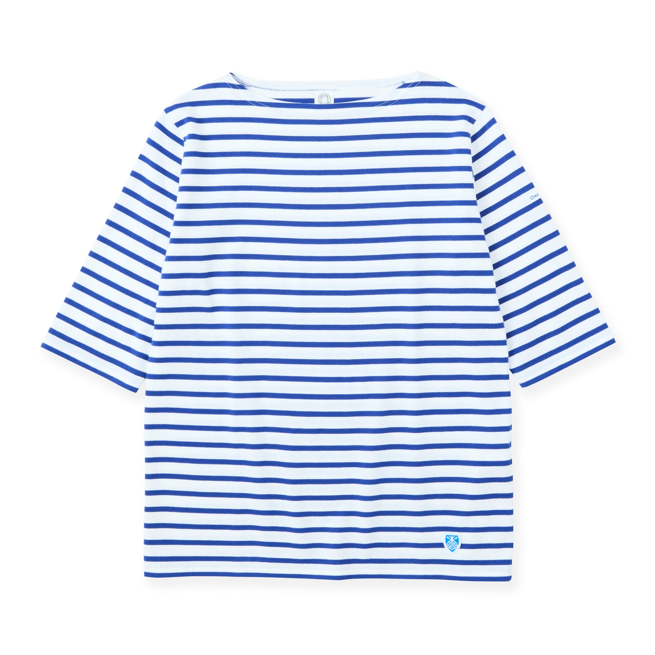 Women's Cotton Jersey Boat Neck Half Sleeve Pullover